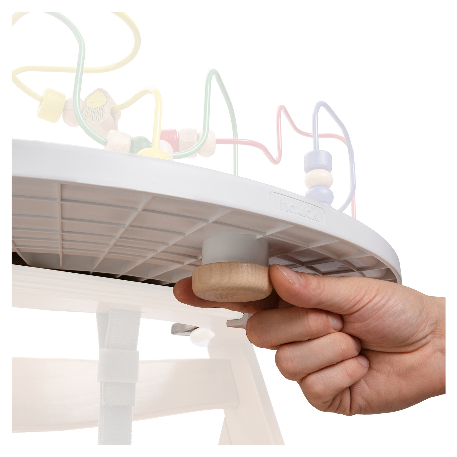 Hauck Plateau de chaise haute »Alpha Play Tray, White« aus recyceltem Material