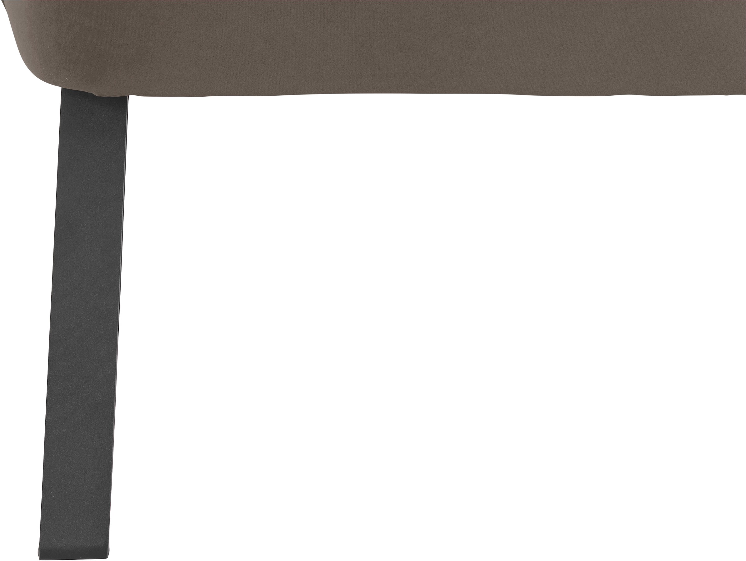 exxpo - sofa fashion Sessel »Americano, Loungesessel« mit Keder und Metallfüssen, Bezug in verschiedenen Qualitäten, 1 Stck.