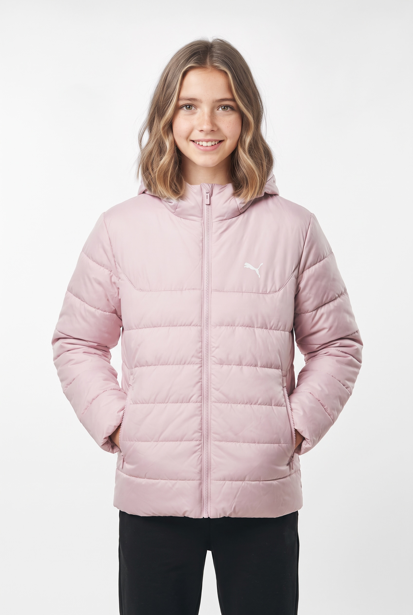 PUMA Veste d'hiver »ESS HOODED PADDED JACKET« avec capuche avec capuche, coupe décontractée