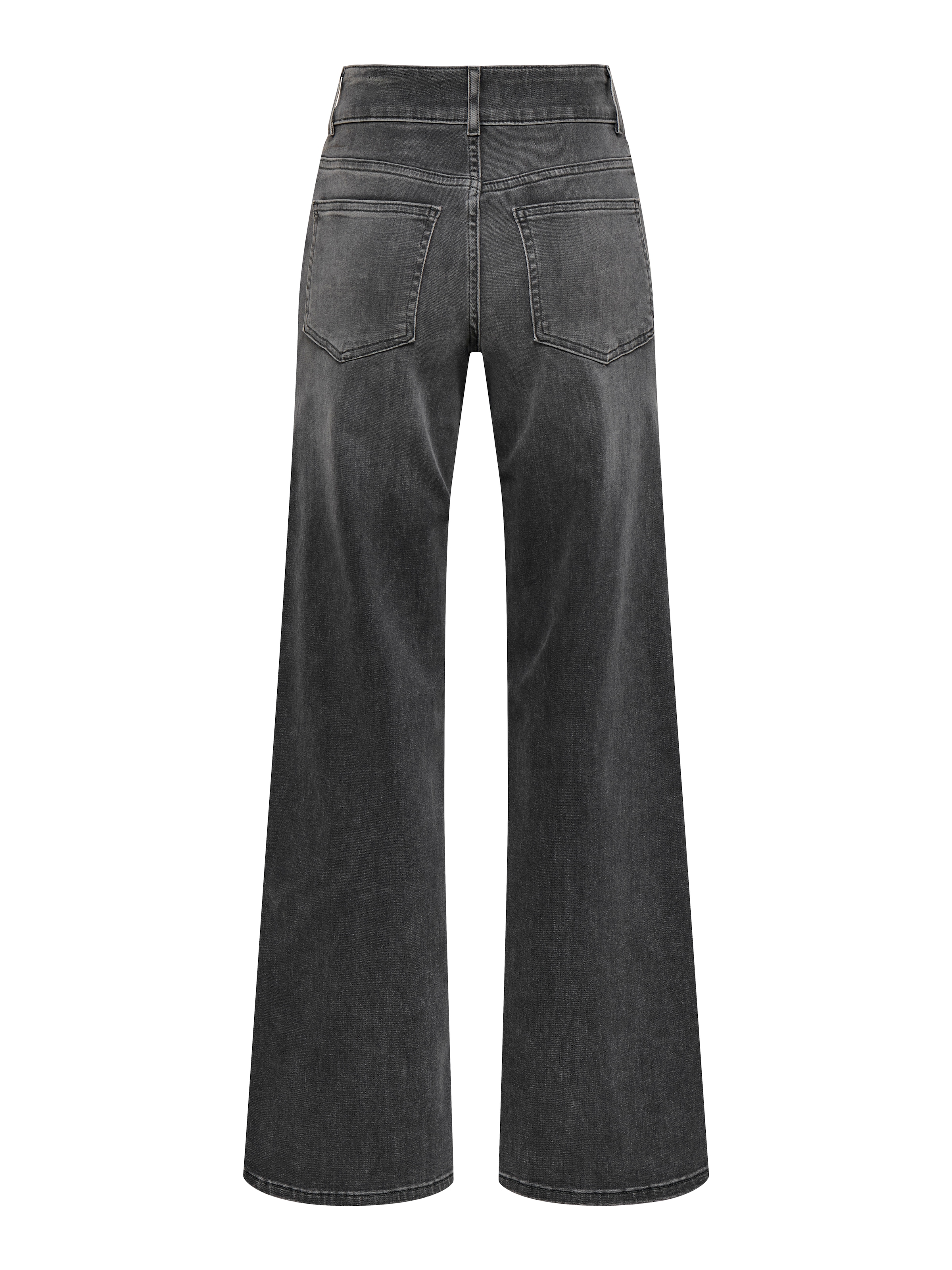 ONLY Jeans taille haute »ONLMADISON BLUSH HW WD DB BT SIK221 NOOS« hohe Leibhöhe, weite Beinform, gewaschener Denim-Look