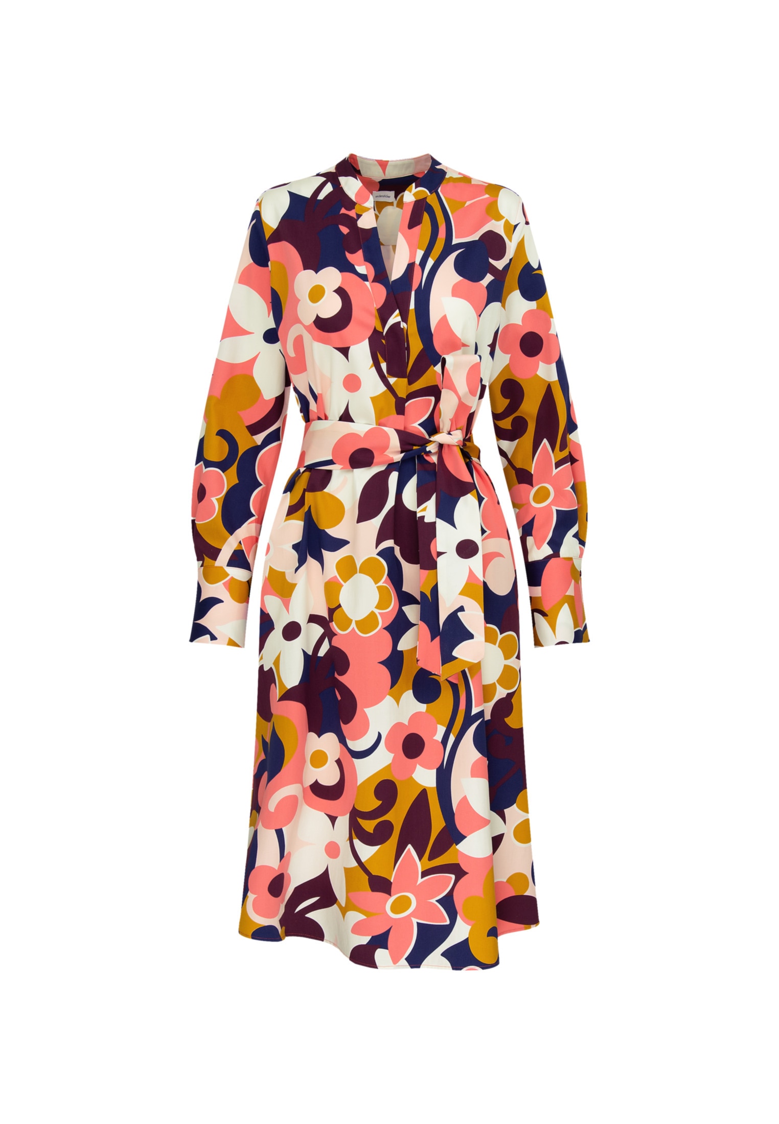 seidensticker Robe d'été »Schwarze Rose« 1/1 Kragen Floral