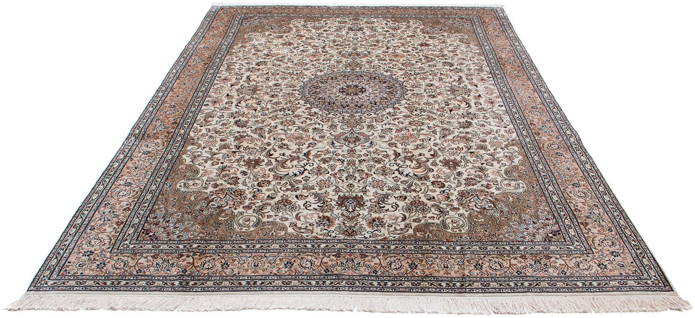 Image of morgenland Orientteppich »Perser - Classic - 273 x 215 cm - beige«, rechteckig, 10 mm Höhe, Wohnzimmer, Handgeknüpft, Einzelstück mit Zertifikat bei Ackermann Versand Schweiz