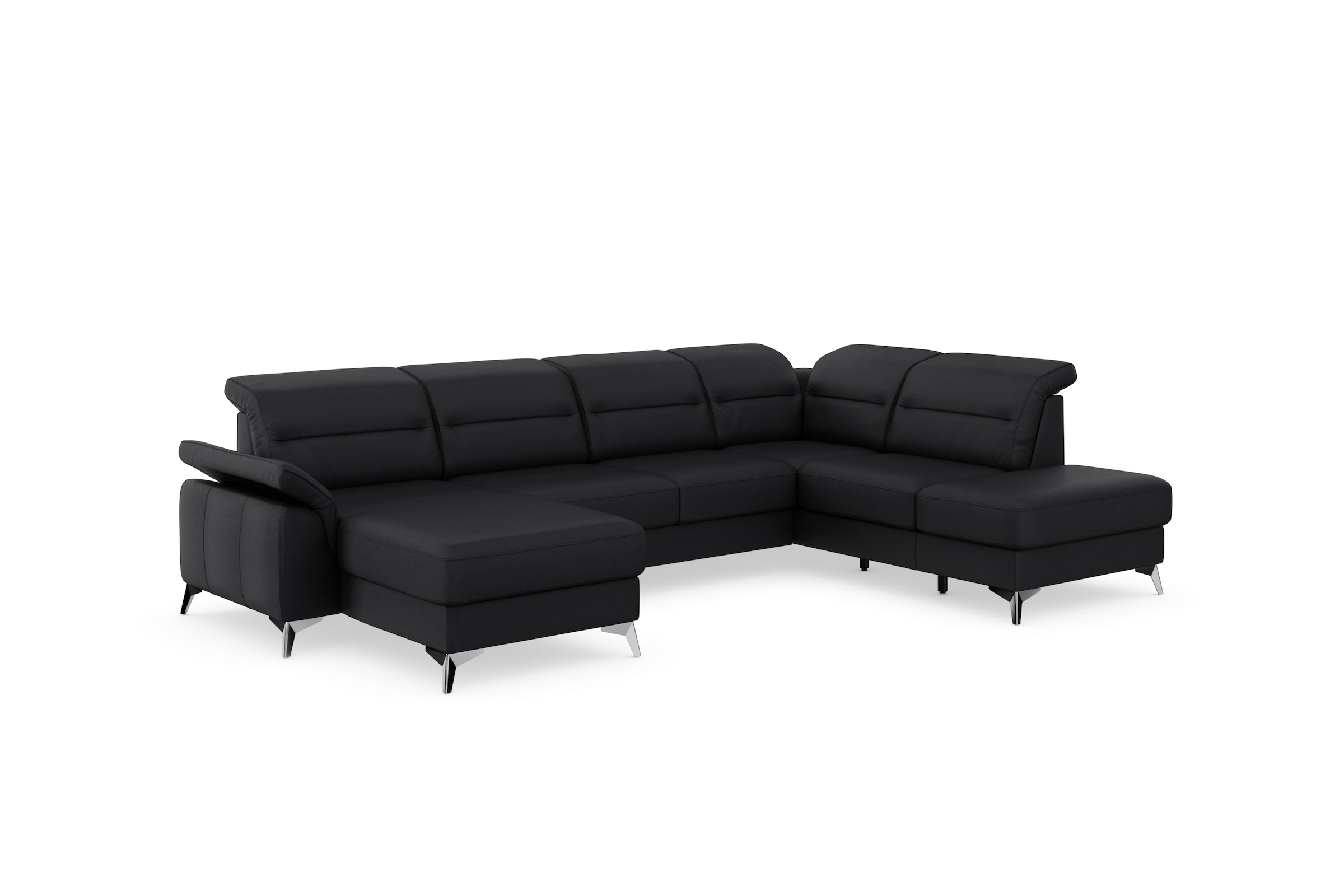 sit&more Wohnlandschaft »Sinatra U-Form«, optional mit Kopfteilverstellung und Armteilfunktion etc.