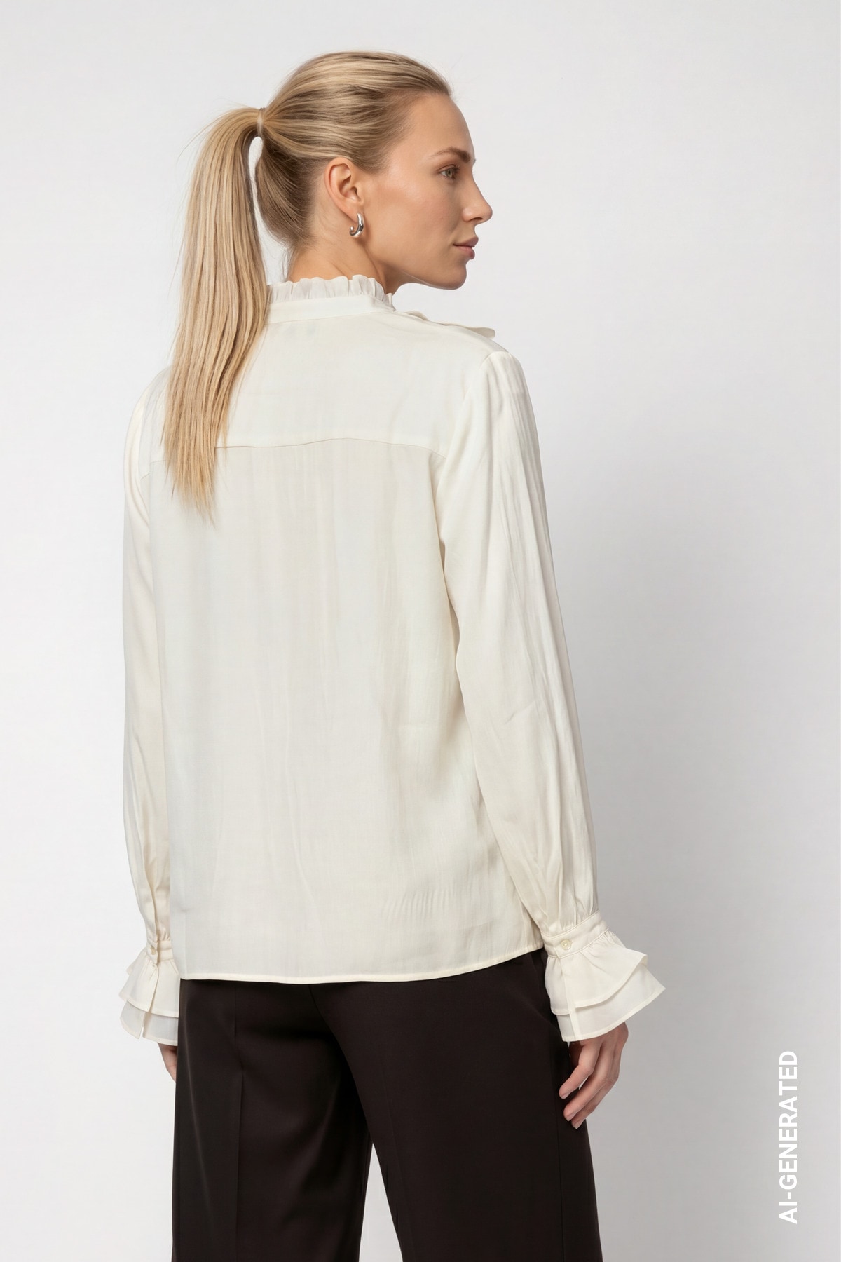 Monari Rüschenbluse »Bluse Rüschen« Regular fit mit Volantdetails
