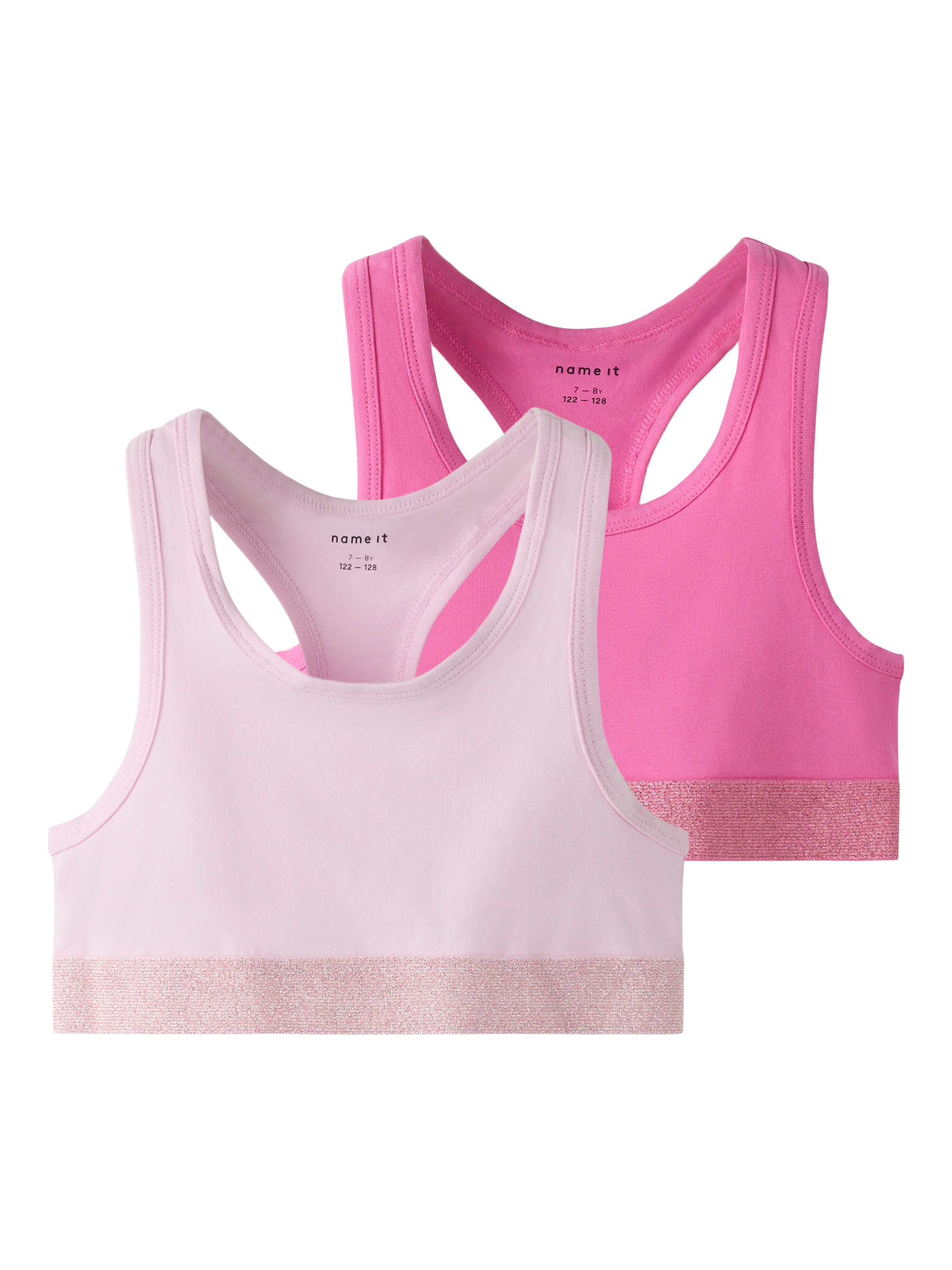 Image of Name It Bustier "NKFSHORT TOP 2P NOOS" Packung, 2 tlg.