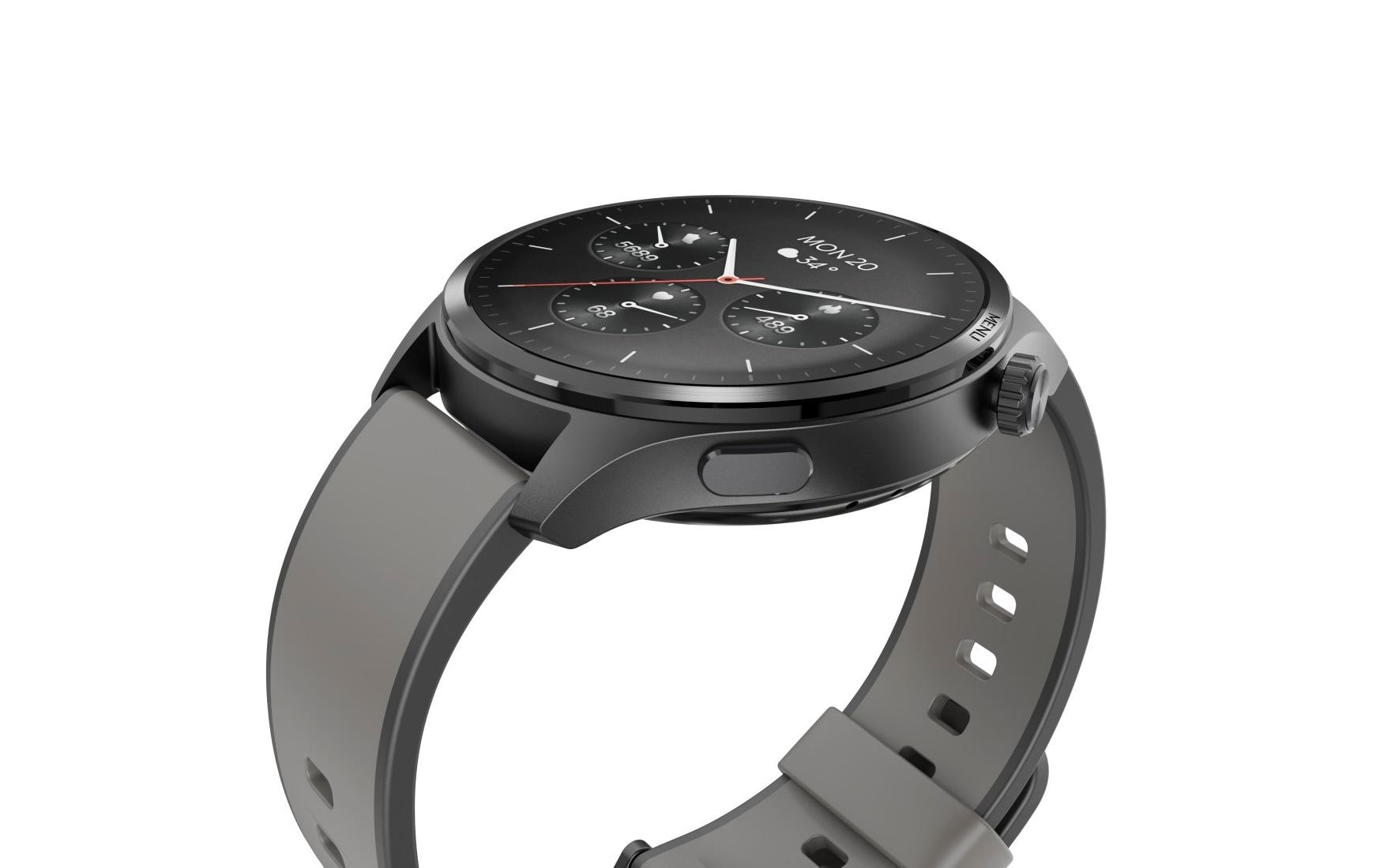Hama Smartwatch »Smartwatch m. GPS (1,43", Musikspeicher, Telefonfunktion, wasserdicht)«(/ 1,43 ″)