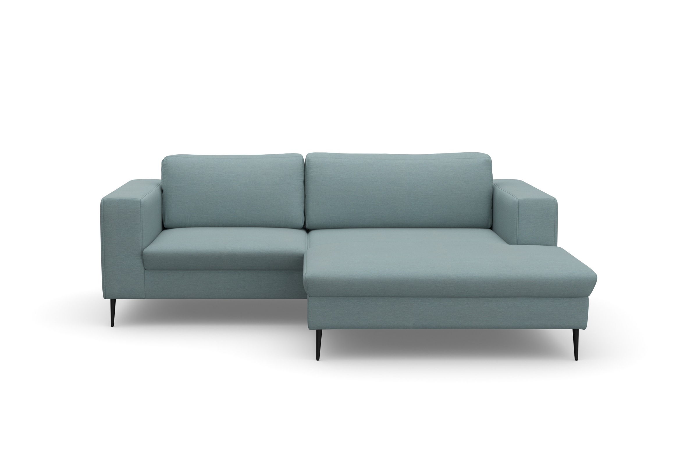 DOMO collection Ecksofa »Modica kompakt und elegant, Breite 244, L-Form«, moderne Optik mit extrabreiter Recamiere, auch in Cord