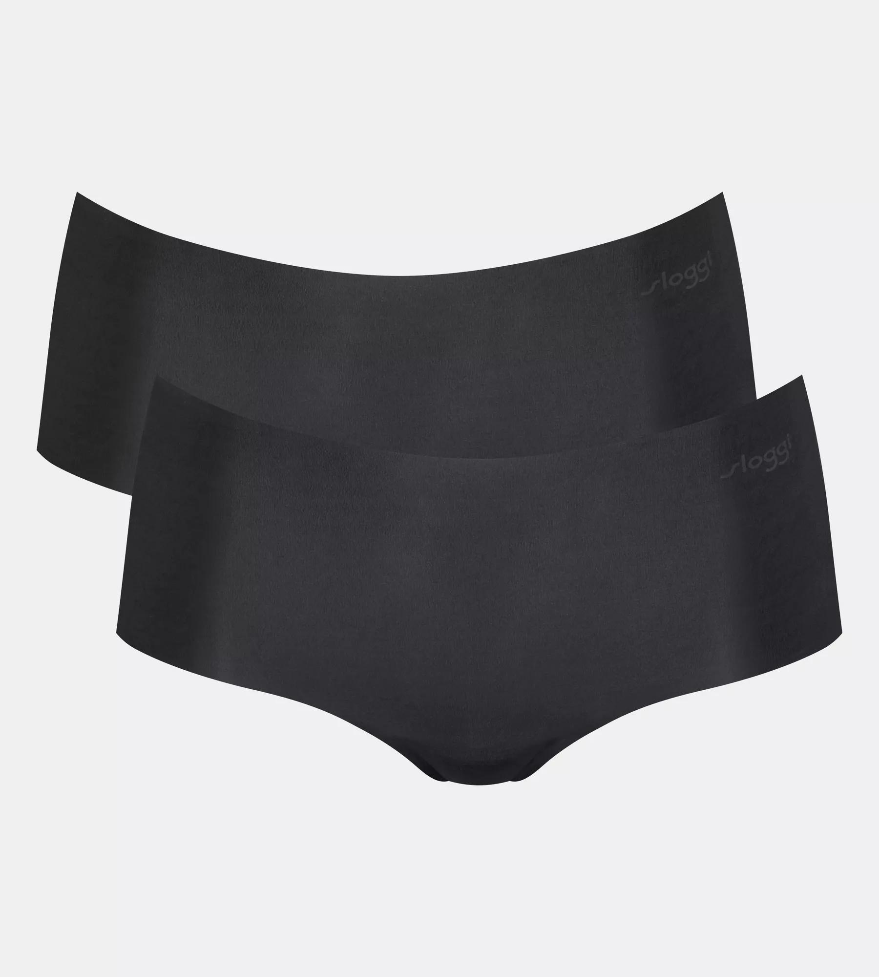 Image of sloggi Panty "ZERO Microfibre 2.0" 2er Pack, nahtlos, gewellte Abschlüsse hinten, Microfaser