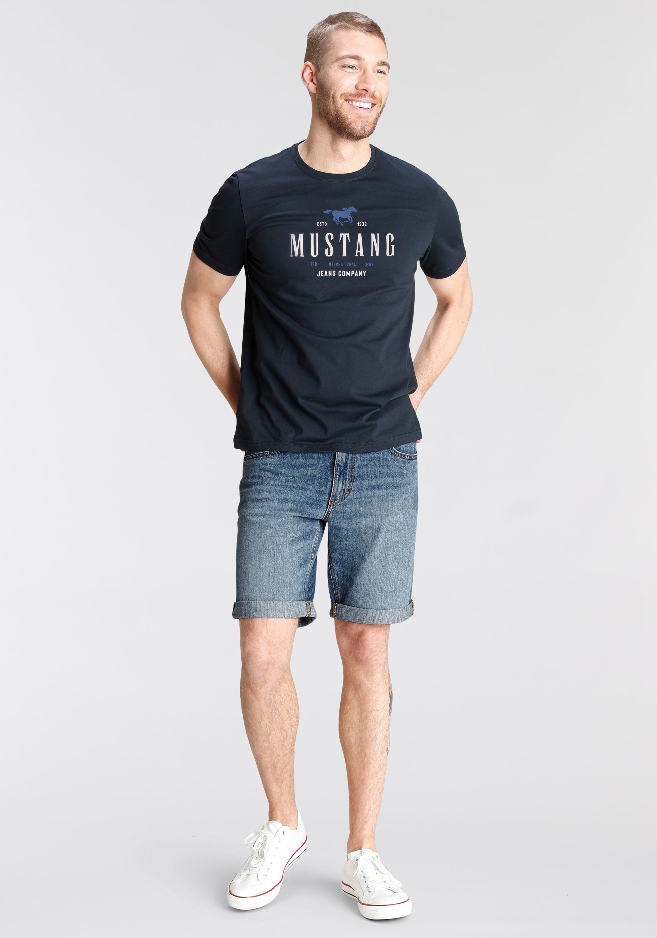 MUSTANG T-Shirt »Style Alex C Print«