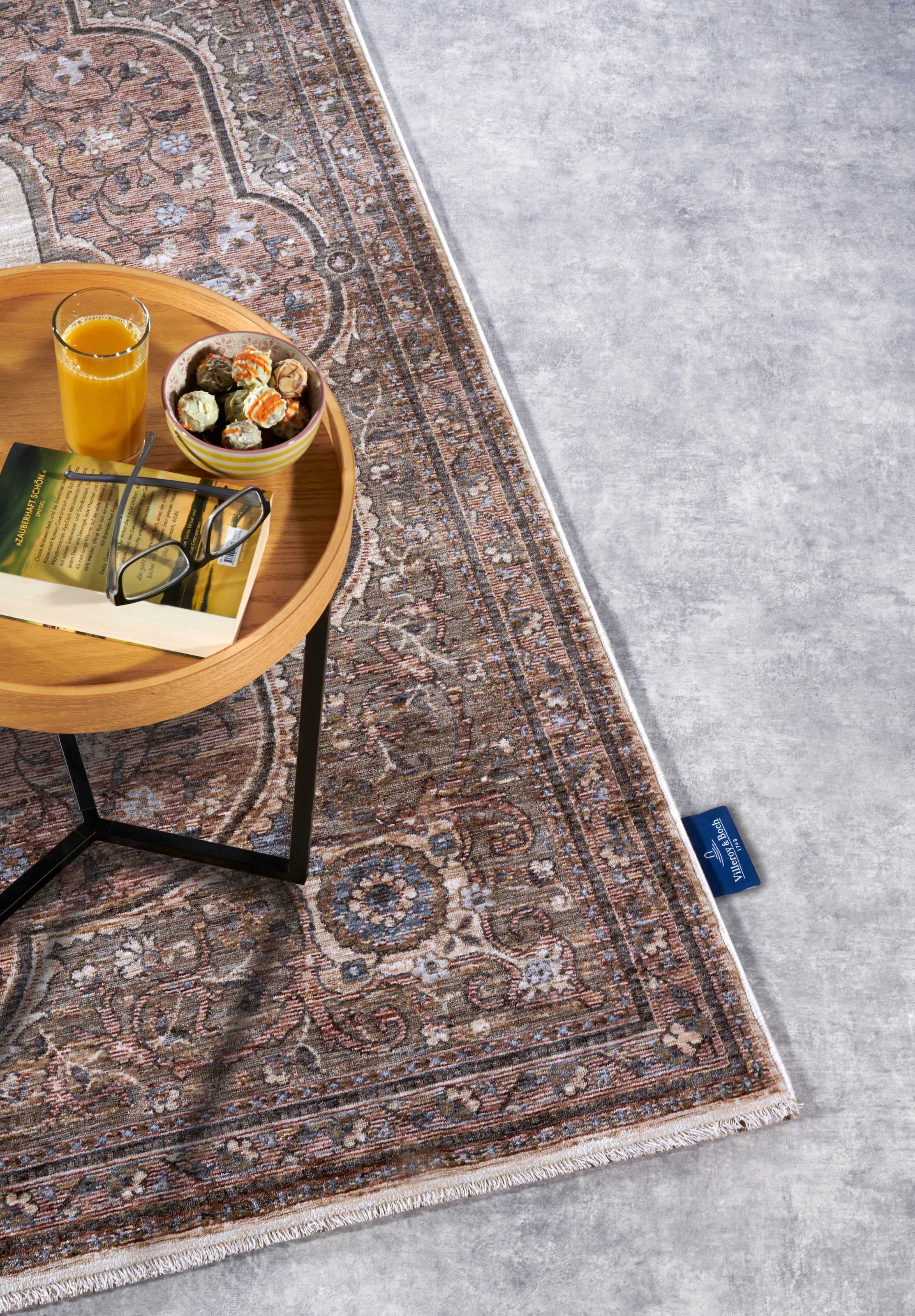 Villeroy & Boch Teppich »Renata« rechteckig 7 mm Höhe Läufer, Orientalisch, Fransen, Wohnzimmer, Schlafzimmer, Vintage