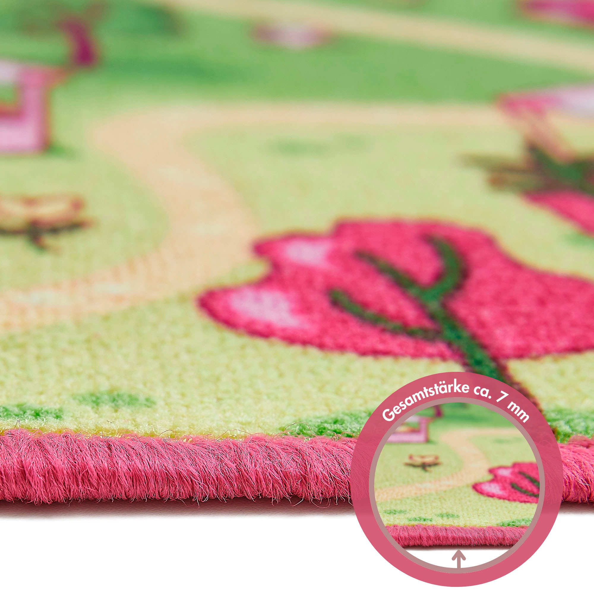 Andiamo Kinderteppich »Strasse Lagerräumung«, rechteckig, 5 mm Höhe, Strassen-Spiel-Teppich, Sonderposten, für Mädchen & Jungen