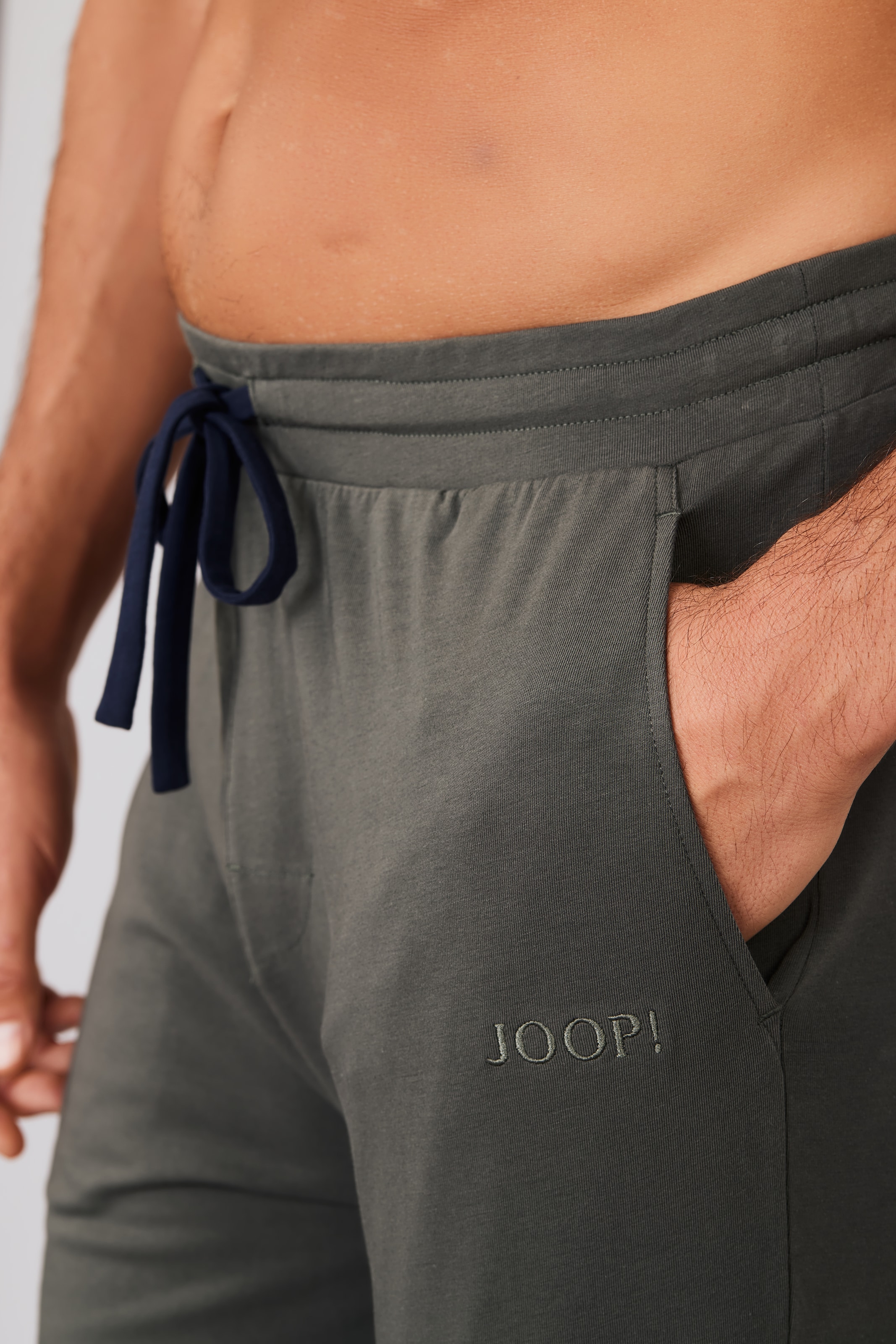JOOP! Pyjama »Core« 2 tlg. mit Rundhalsausschnitt, Langarm, Cotton-Mix