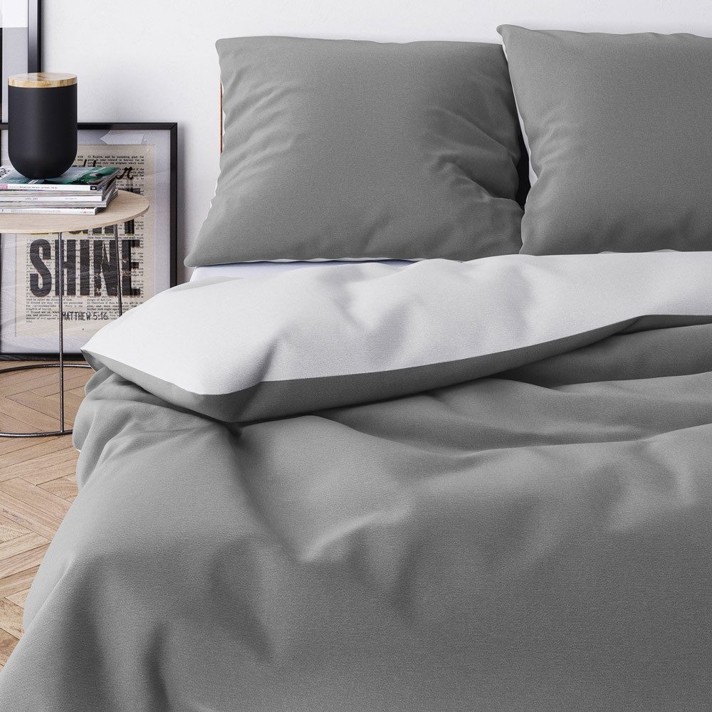 Wolkenfeld Bettwäsche »Wolkenfeld Bettwäsche Allergiker Bettwäsche, unfassbar weich« 2 Stk. tlg. 135x200 cm, 155x220 & Übergrössen inkl. Kissenbezüge 80x80, 2-farbig