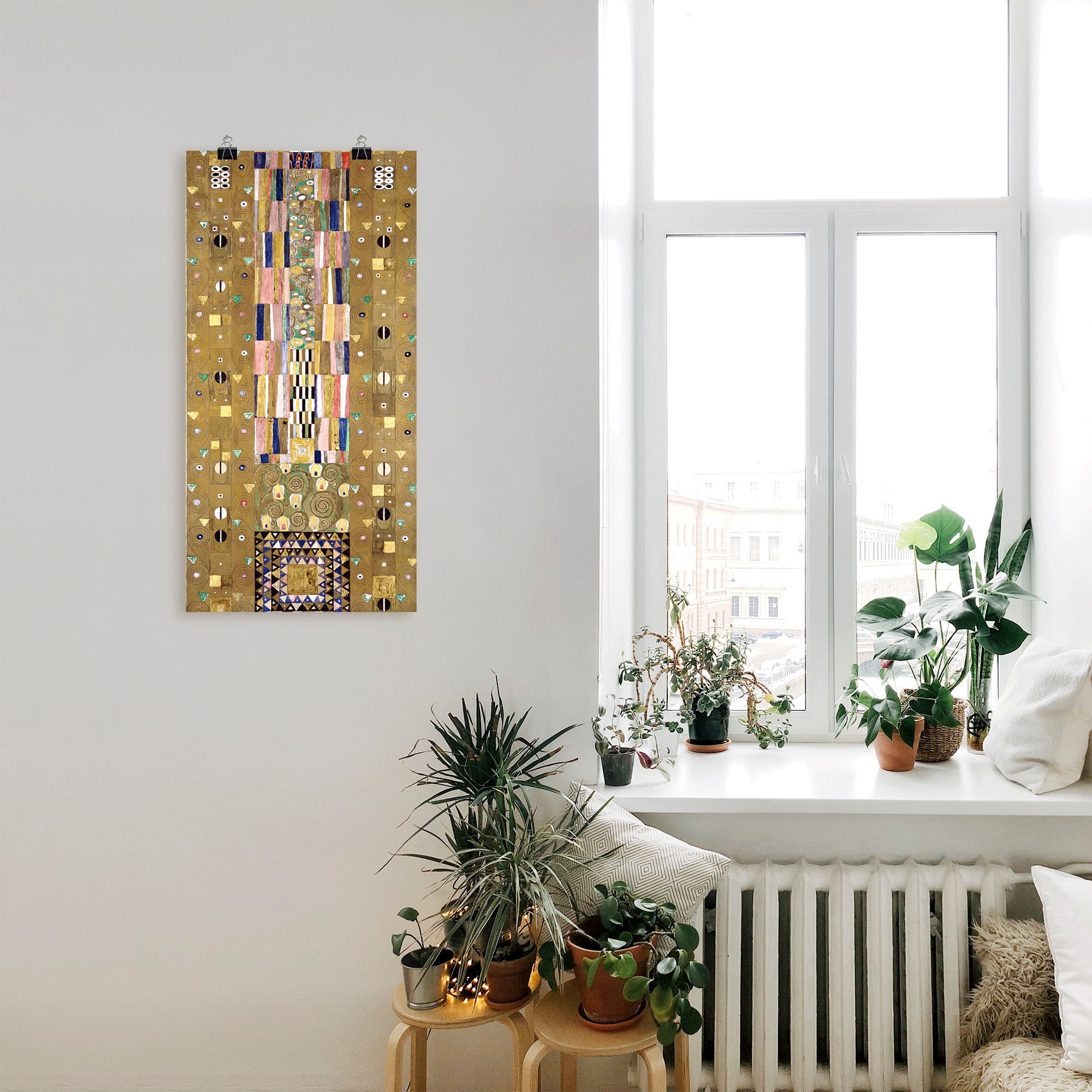 Artland Wandbild »Werkvorlage zum Stocletfries. Schmalwand«, Muster, (1 St.), als Leinwandbild, Poster, Wandaufkleber in verschied. Grössen