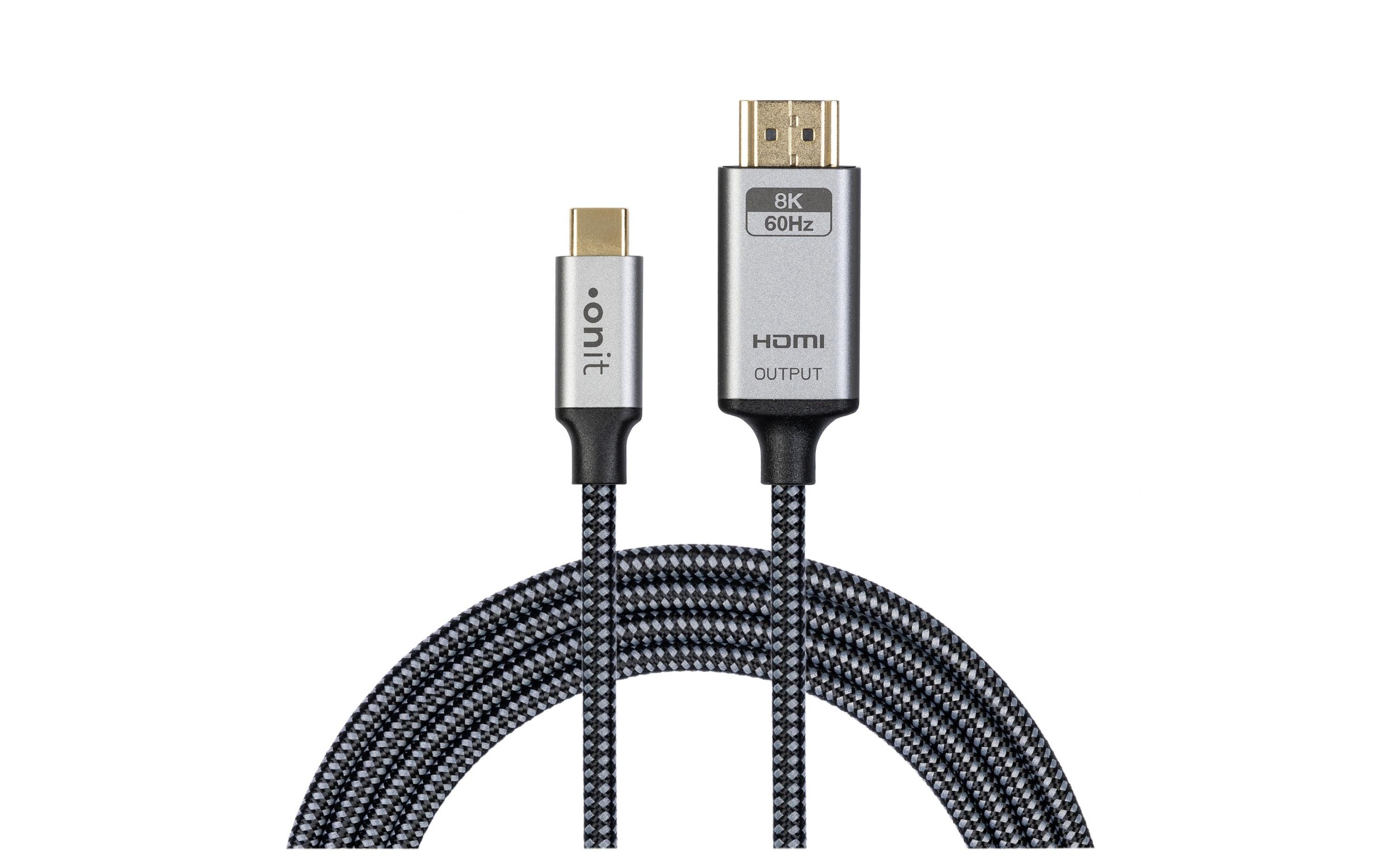 Image of onit USB-Kabel "USB Type-C - HDMI, 2 m" 200 cm