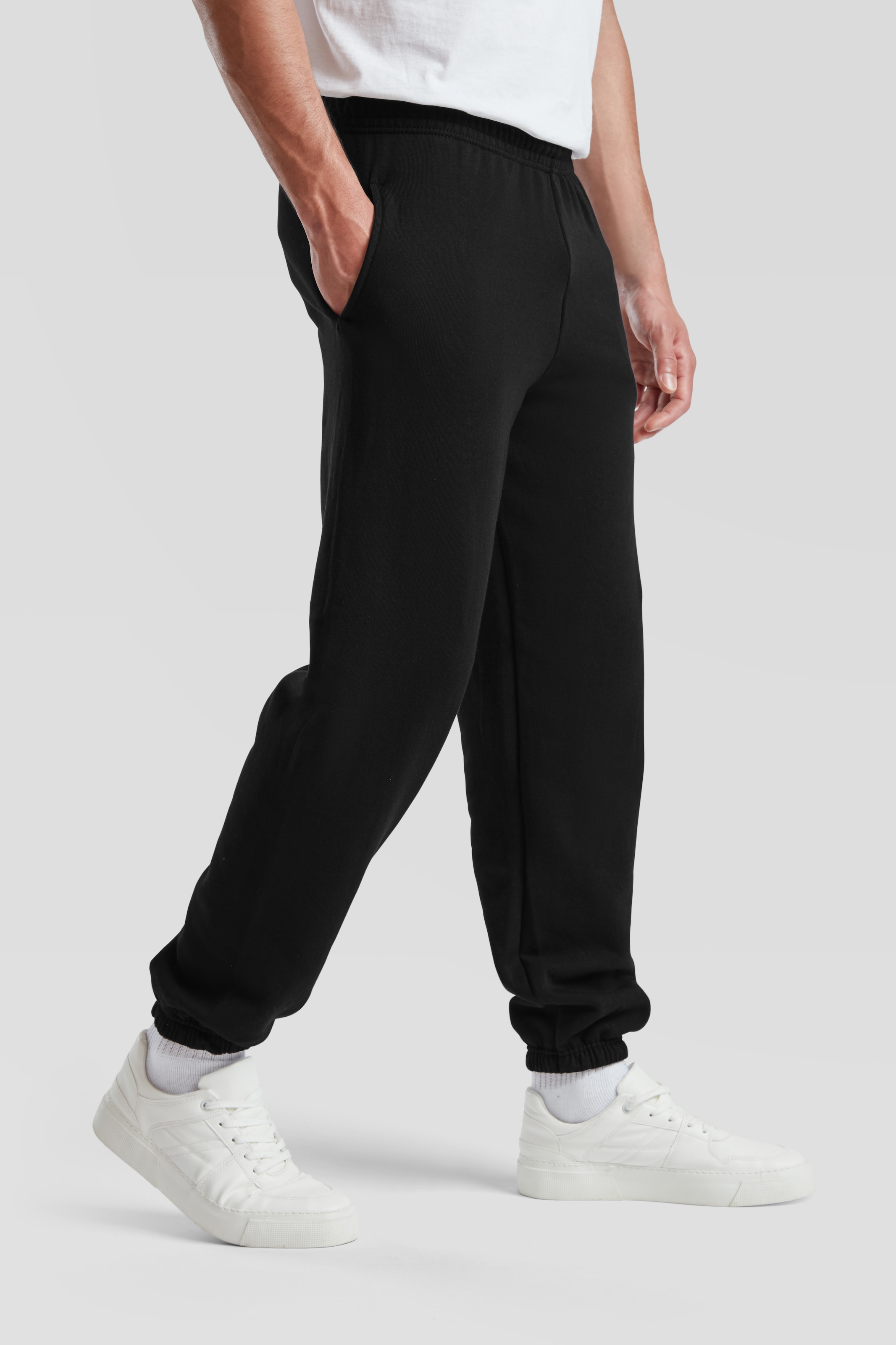 Fruit of the Loom Pantalon de jogging  im Baumwoll-Mix, 2-er Pack