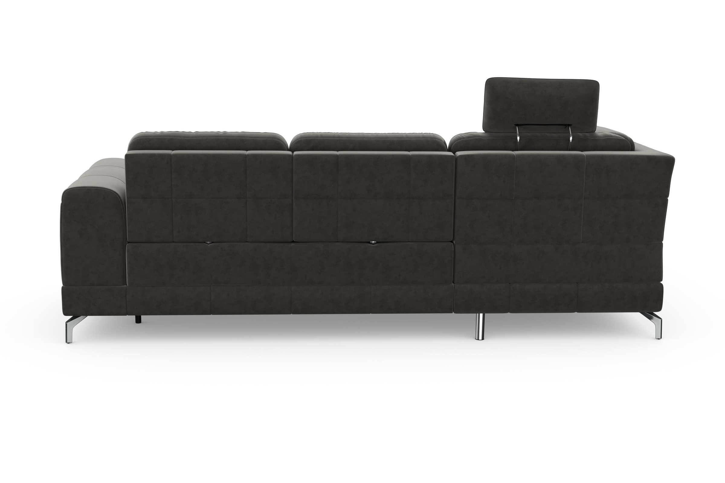 sit&more Ecksofa »Bendigo L-Form«, inklusive Sitztiefenverstellung, Bodenfreiheit 12 cm, in 2 Fussfarben