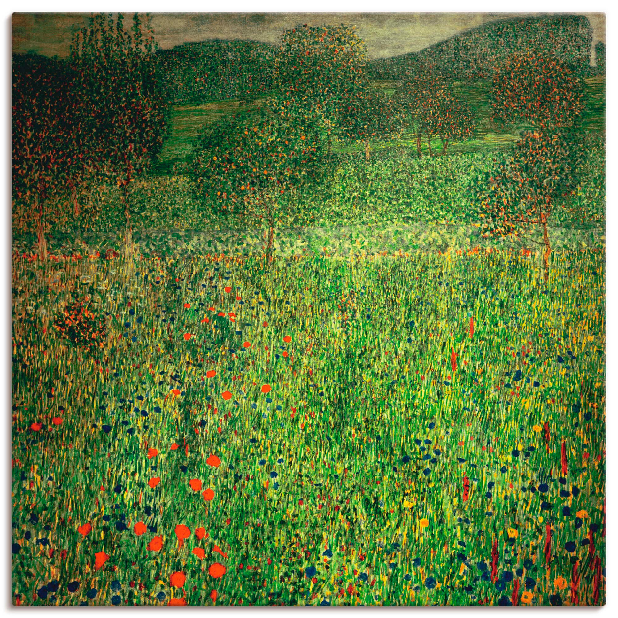 Image of Artland Wandbild »Gartenlandschaft«, Wiesen & Bäume, (1 St.), in vielen Grössen & Produktarten -Leinwandbild, Poster, Wandaufkleber / Wandtattoo auch für Badezimmer geeignet bei Ackermann Versand Schweiz