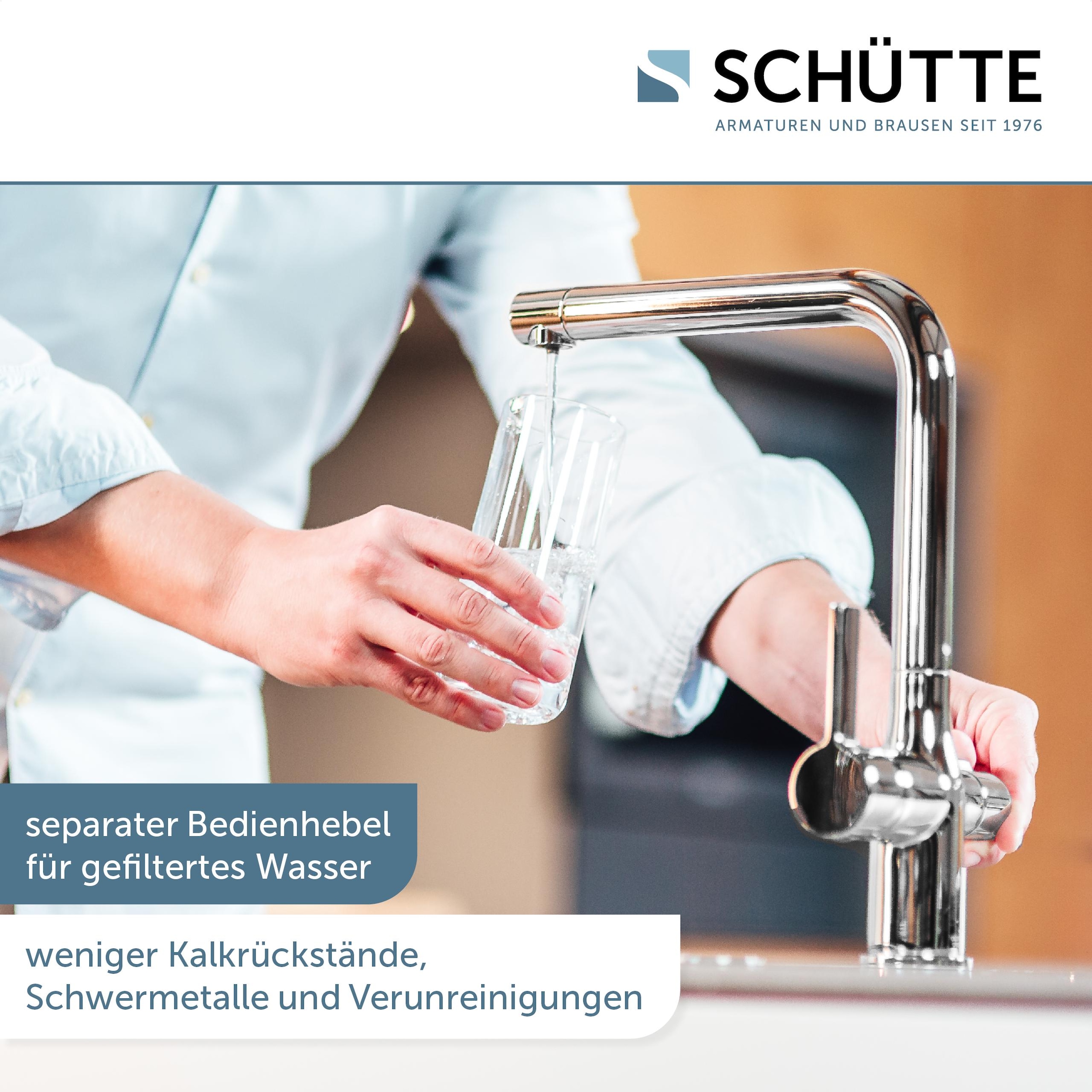 Schütte Robinet d'évier »AQUASTAR PRO« avec système de filtration pour eau potable, fonction Cold-Start pratique