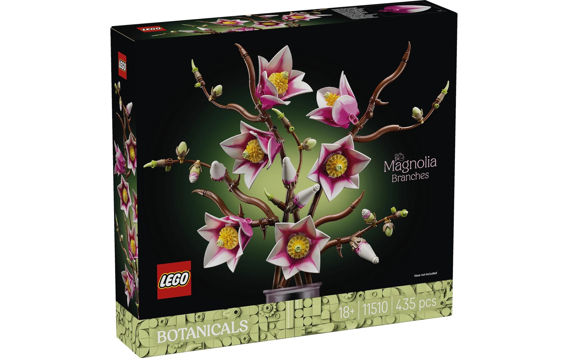 LEGO® Konstruktionsspielsteine »Magnolienzweige (11510), LEGO Botanicals«