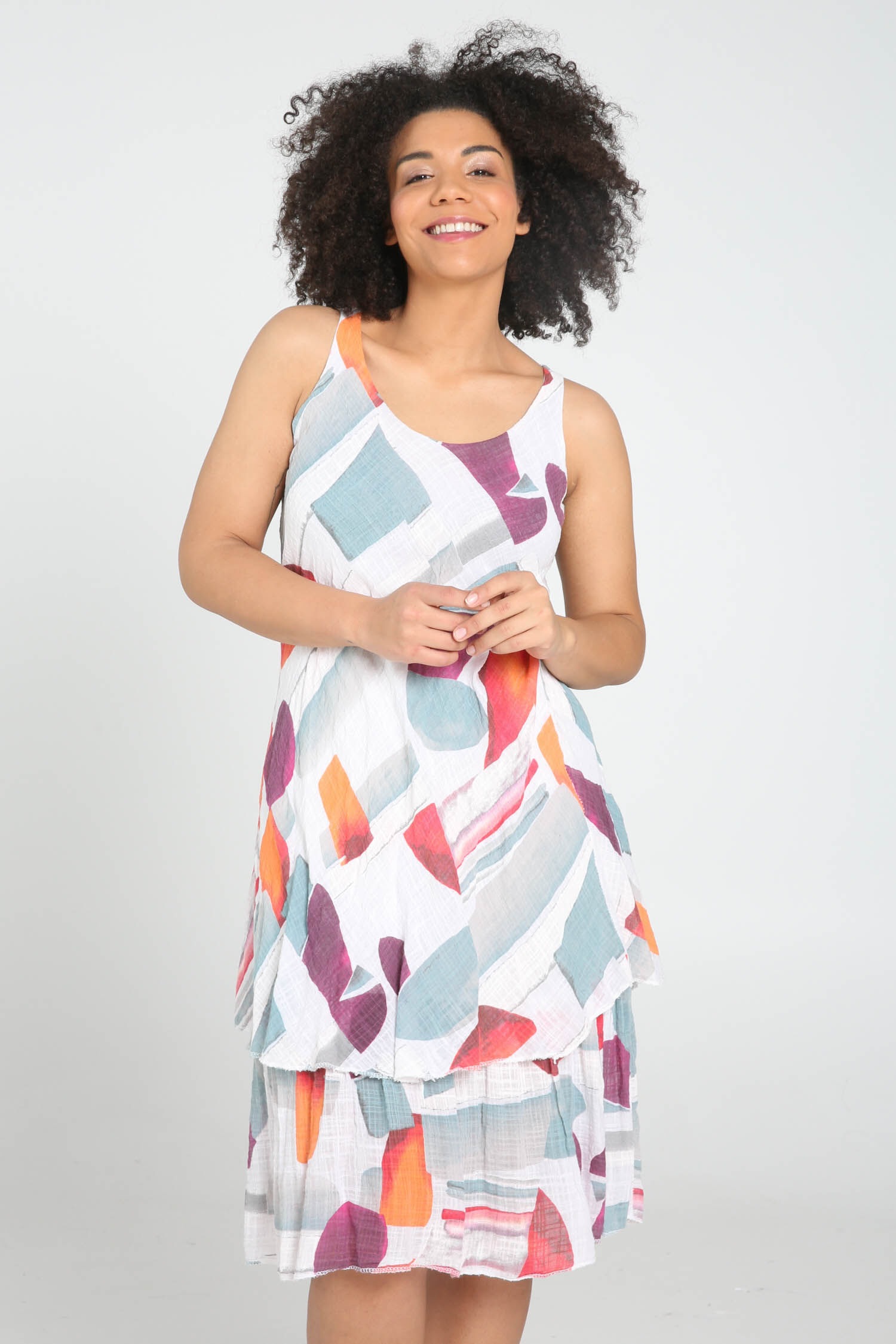 Maxikleid »Rundhals geblümt«