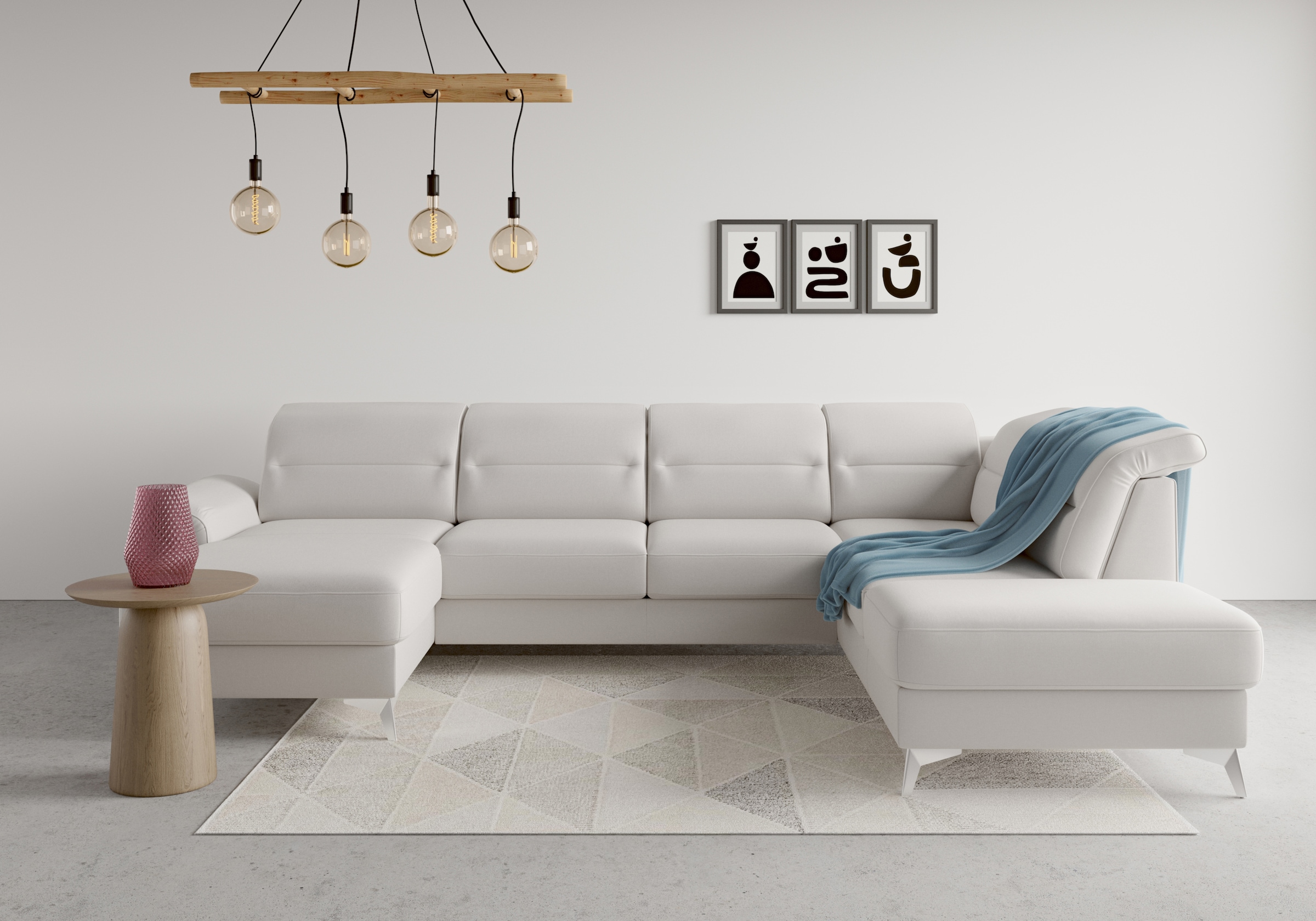 Image of sit&more Wohnlandschaft "Sinatra U-Form" optional mit Kopfteilverstellung und Armteilfunktion etc.