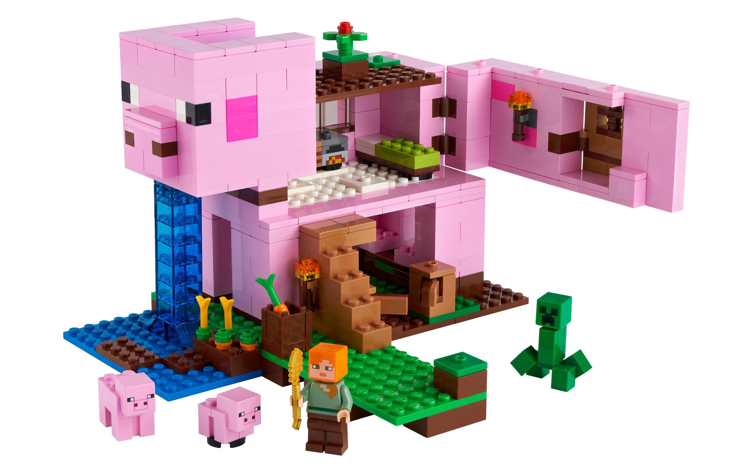 LEGO® Konstruktionsspielsteine »Das Schweinehaus«