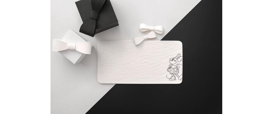 Villeroy & Boch Servierplatte »Manufacture Rock Blanc Mickey Mouse«