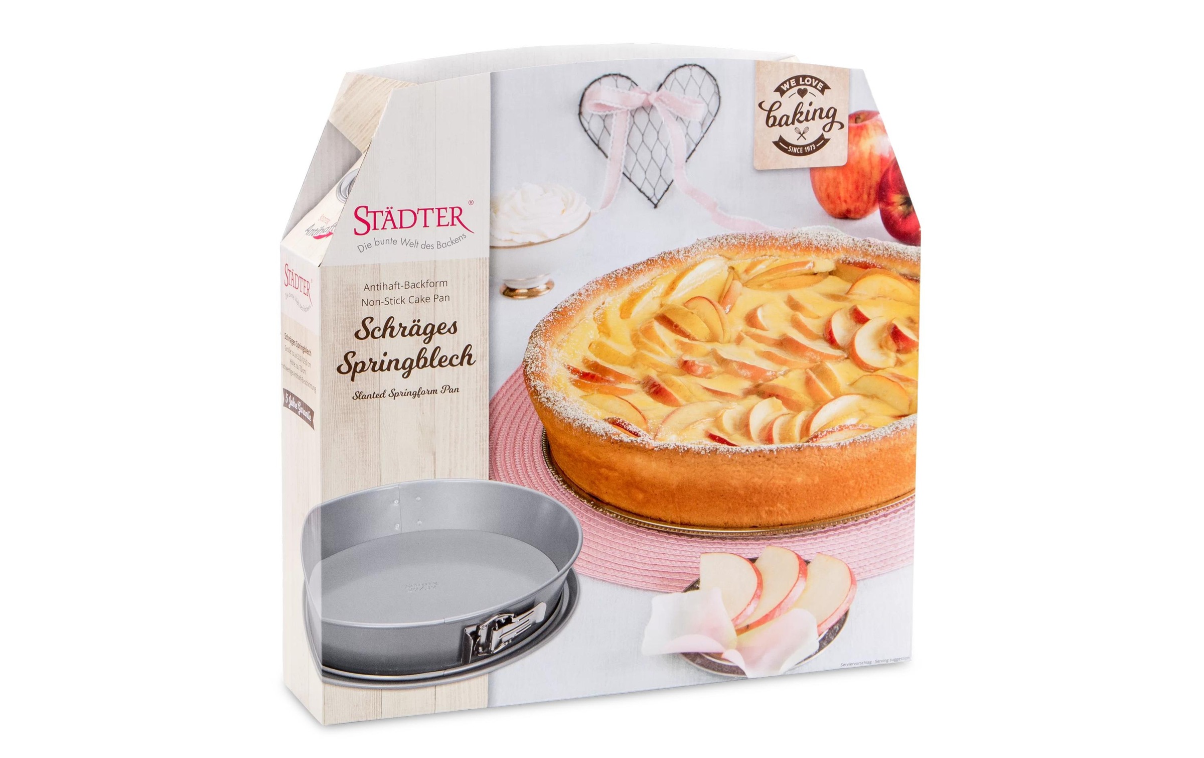 STÄDTER Moule à pâtisserie »Blech schräg 32 x 29 cm«