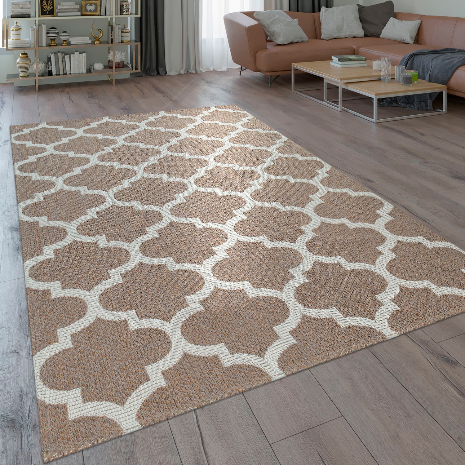 Paco Home Teppich »Varadero 463«, rechteckig, 3D-Design, Kurzflor, Wohnzimmer