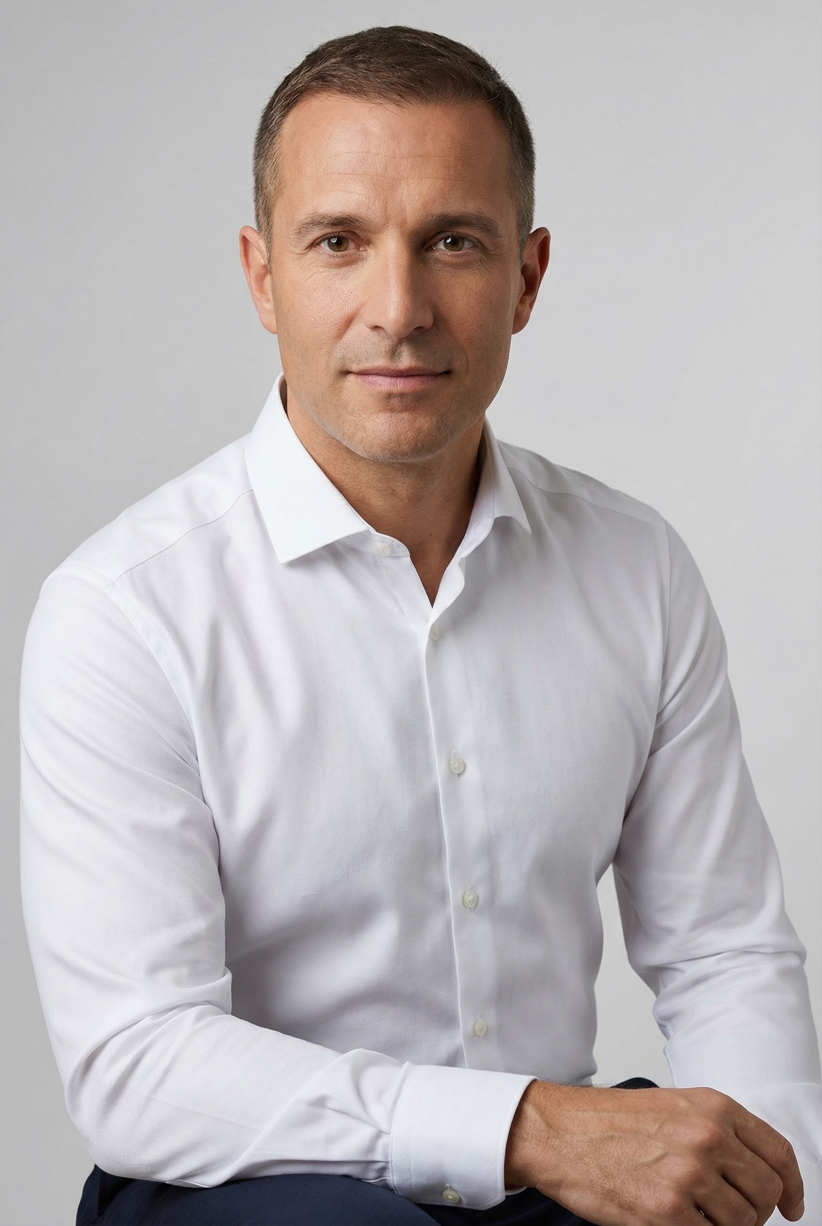 OLYMP Businesshemd »No. Six super slim« Jersey-Hemd