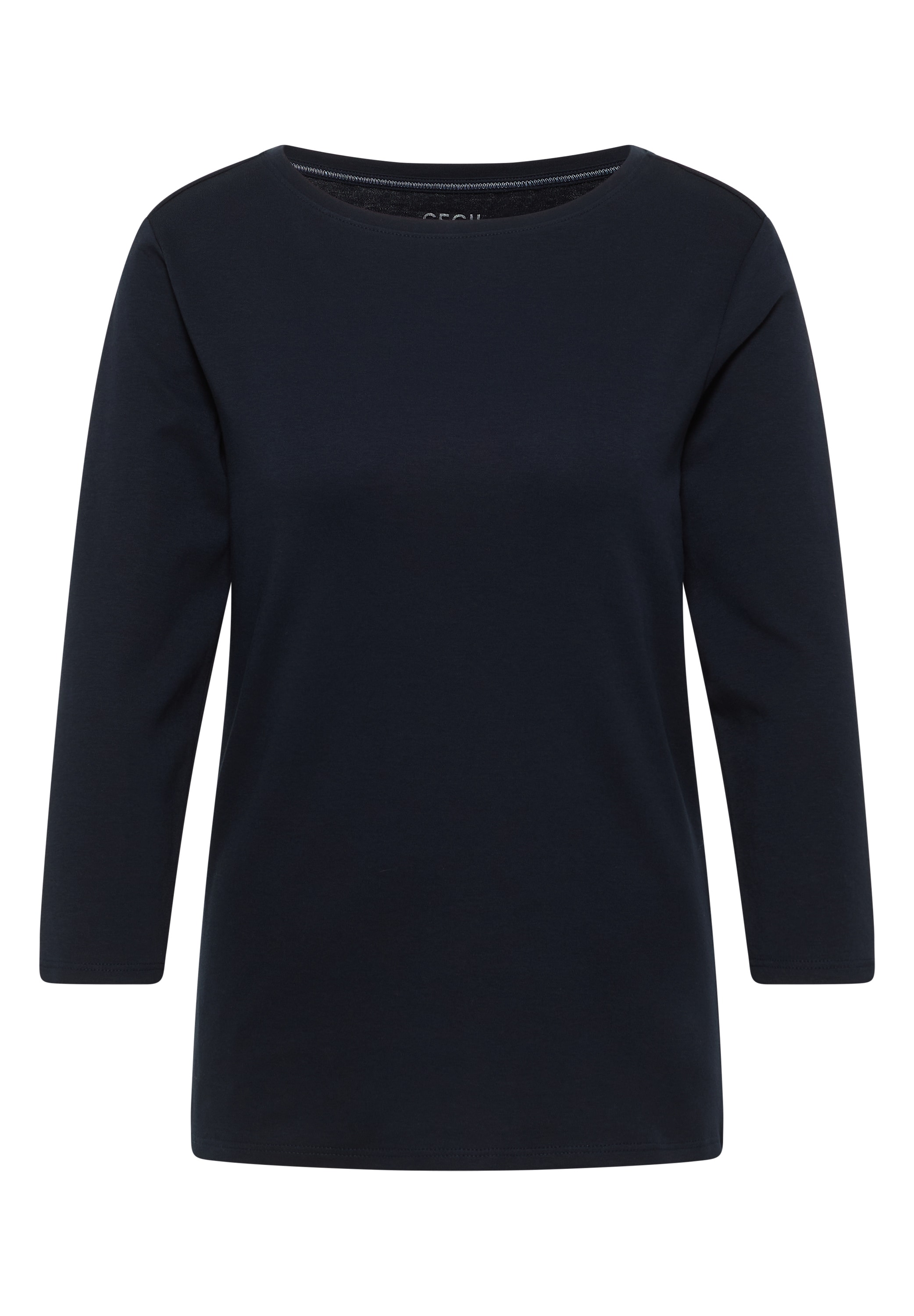 Cecil 3/4-Arm-Shirt mit U-Boot-Ausschnitt