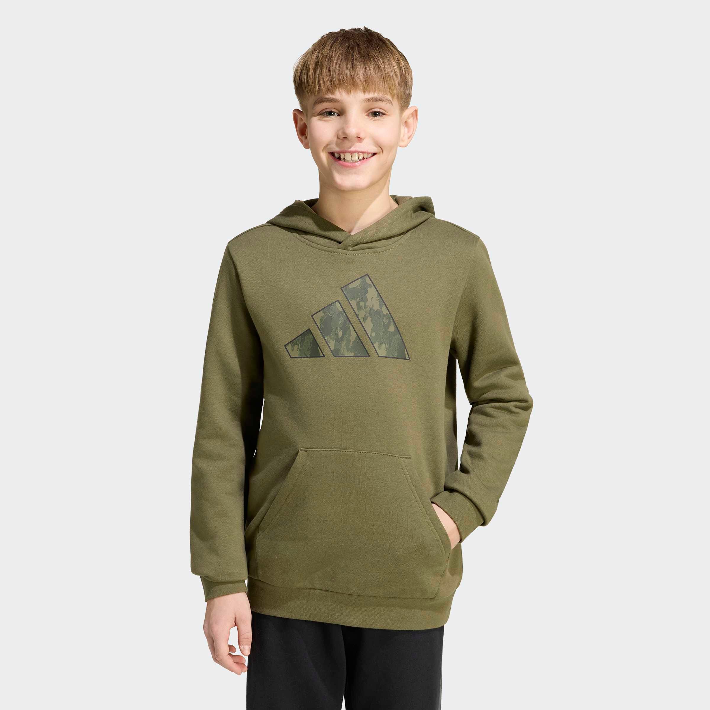 adidas Sportswear Sweat à capuche »GRAFIK KIDS HOODIE, CAMOUFLAGE«, pour enfants, avec capuche, col rond, longueur normale,
