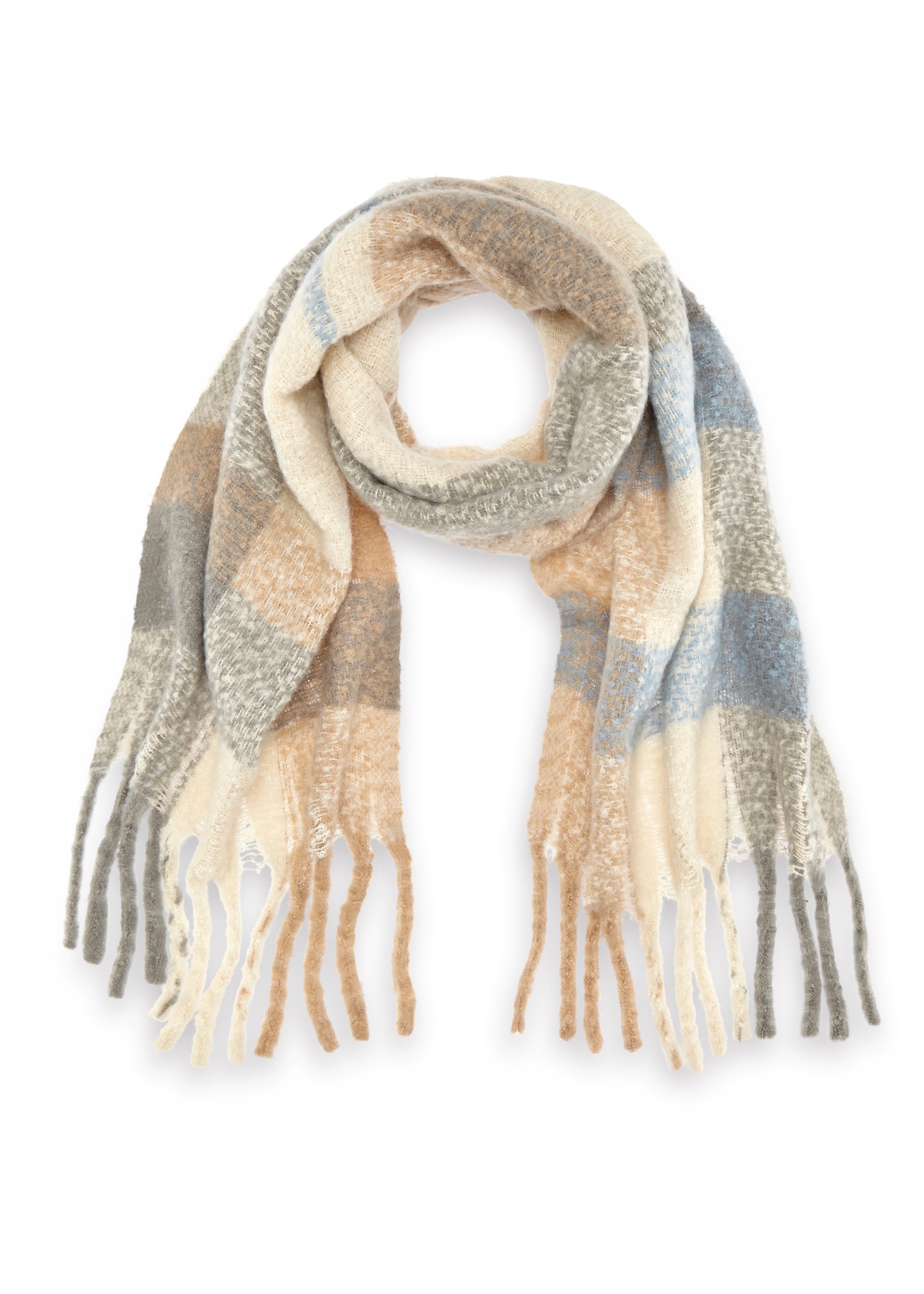 Image of LASCANA Schal "Fransenschal" weicher Winterschal, Damenschal, Modeschal, XXL-Schal