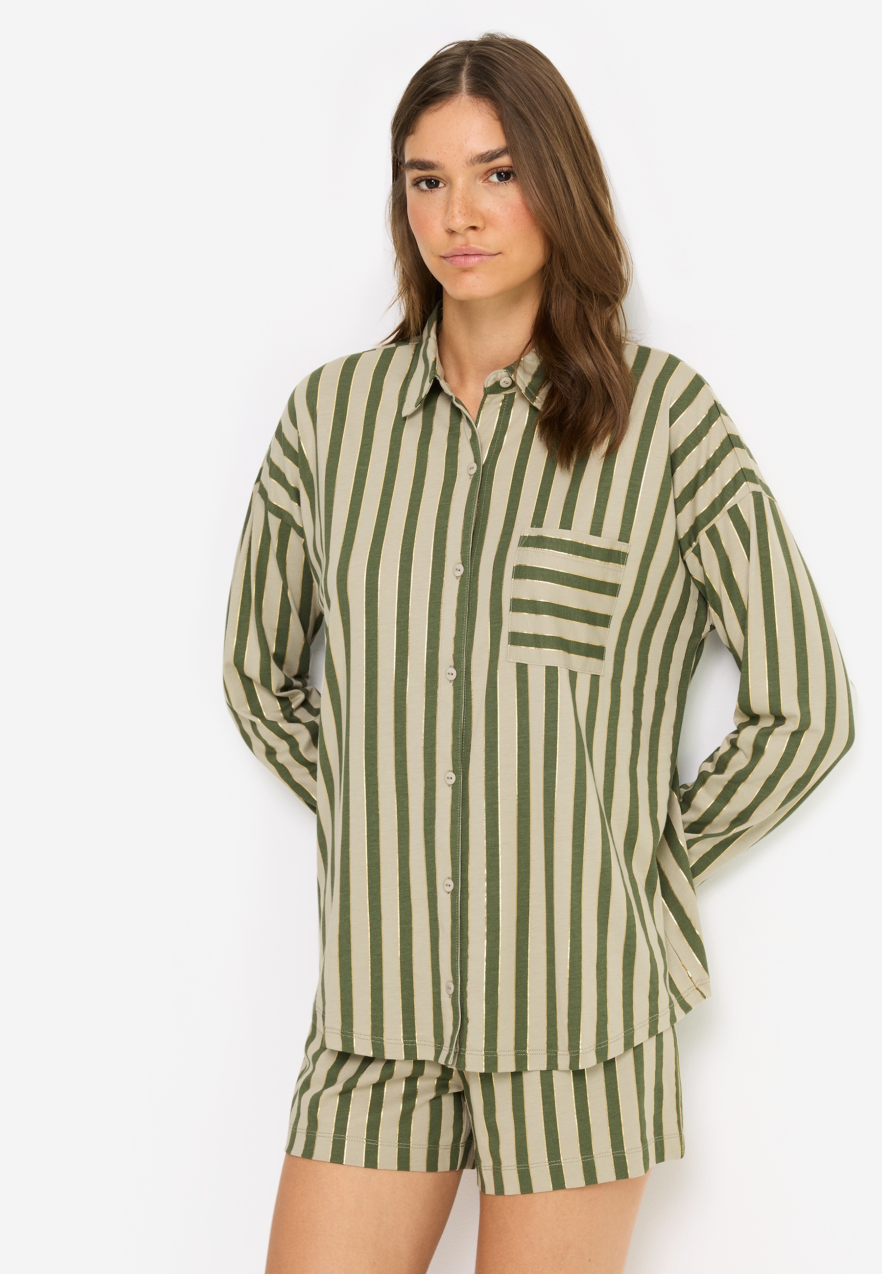 Image of LSCN by LASCANA Shorty Set, 2 tlg. mit Streifendruck