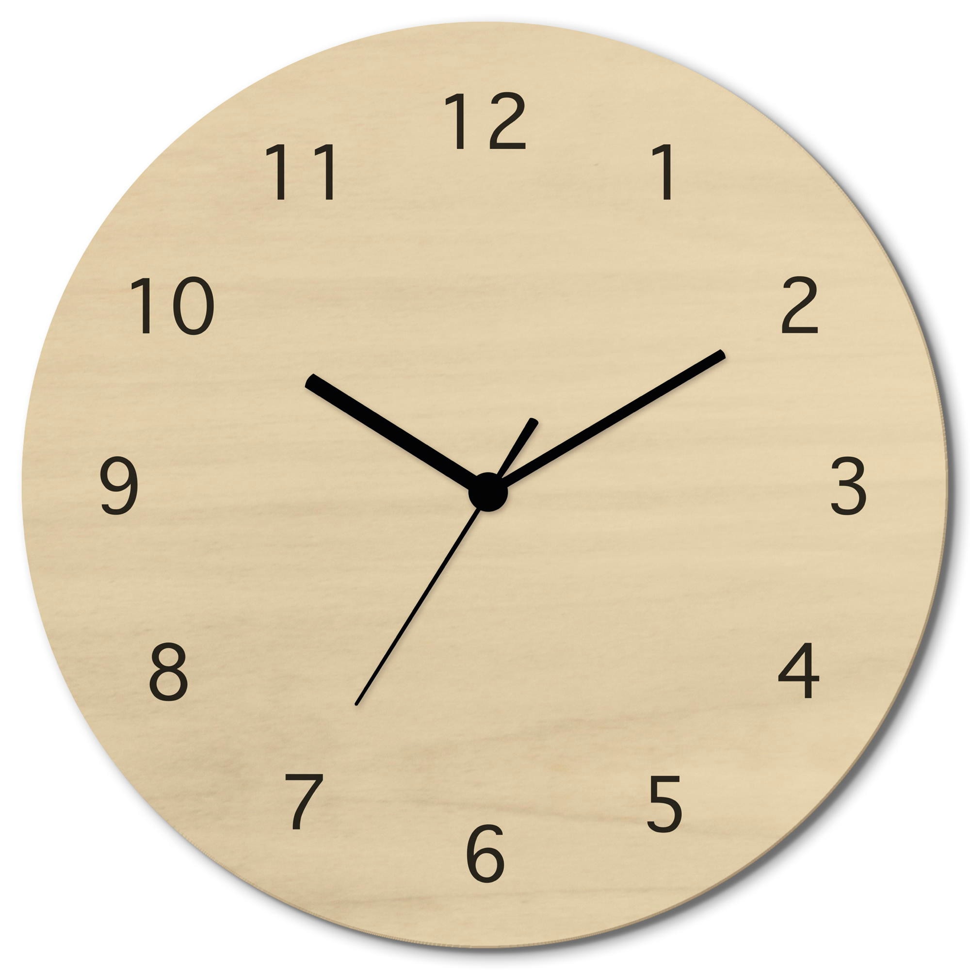 Image of Artland Wanduhr "Ewige Einfachheit" wahlweise mit Quarz- oder Funkuhrwerk, lautlos ohne Tickgeräusche