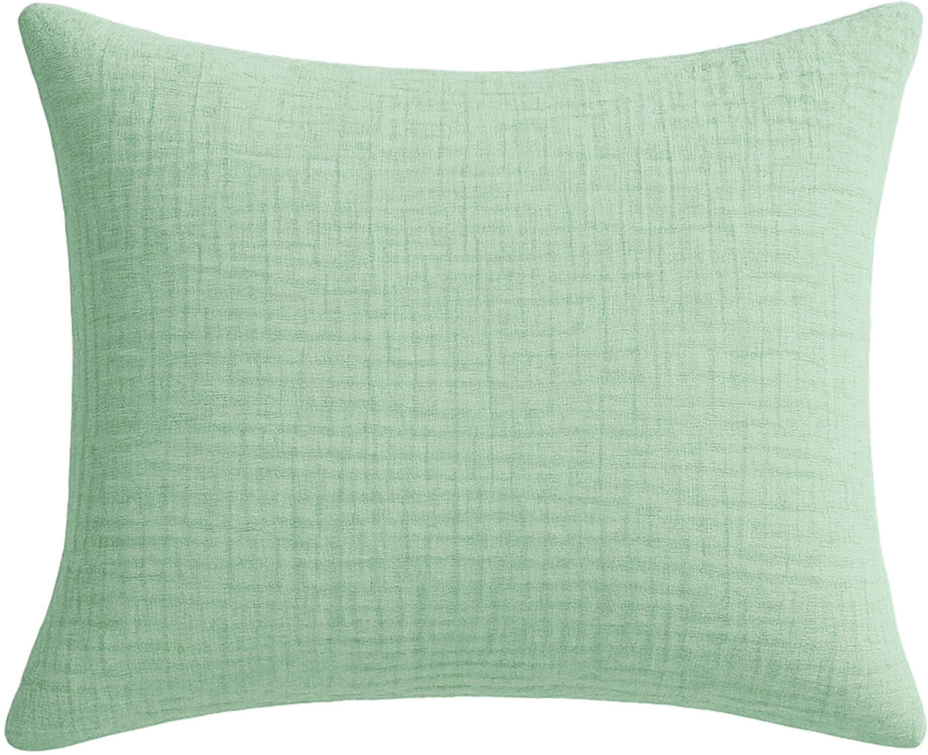 Image of Wolkenfeld Kissenbezug "Wolkenfeld Musselin Kissenbezug 40x80 - 80x80 cm mit Reissverschluss" aus 100% Baumwolle – Weich, Atmungsaktiv & Hautfreundlich