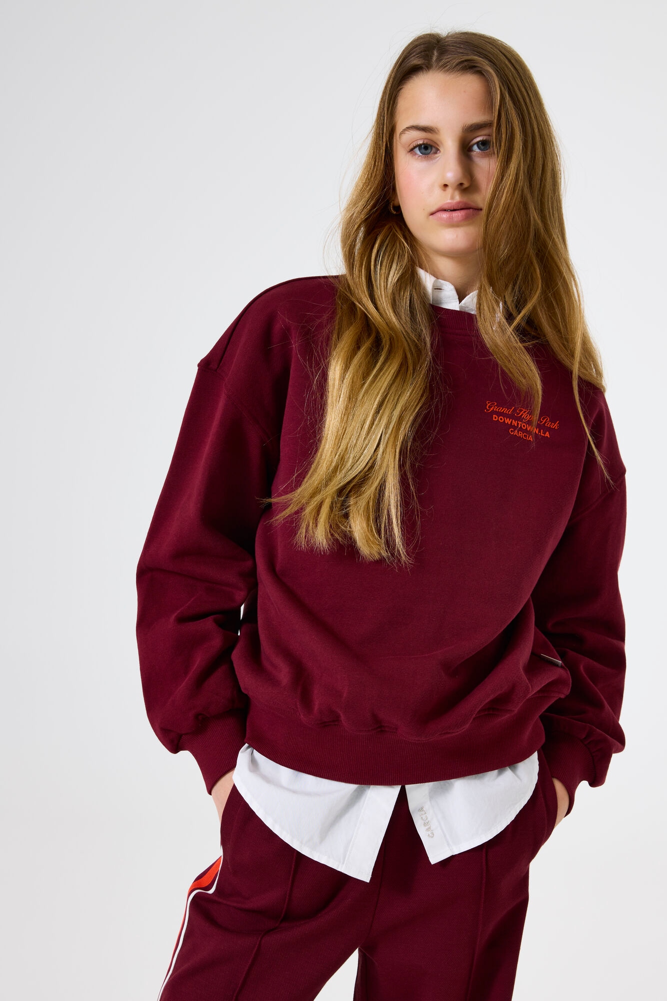 Image of Garcia Sweatshirt, mit Schriftzug for GIRLS