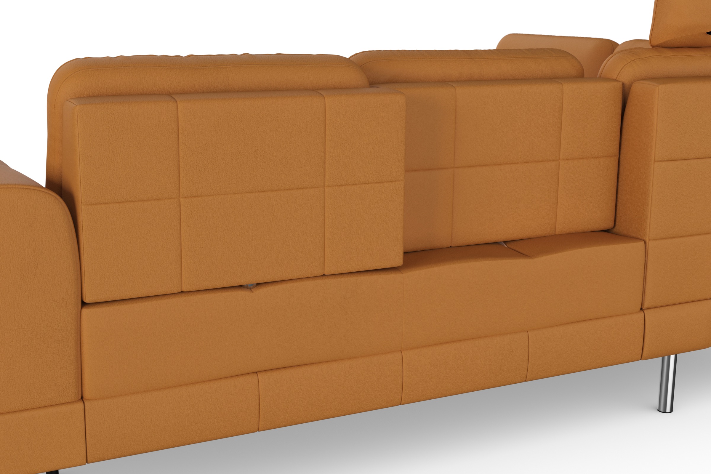 sit&more Ecksofa »Bendigo L-Form«, inklusive Sitztiefenverstellung, Bodenfreiheit 15 cm, in 2 Fussfarben