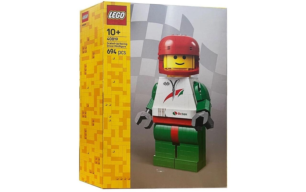 Image of LEGO Konstruktionsspielsteine "LEGO Rennfahrer-Minifigur 40819 Gross Kunststoff "