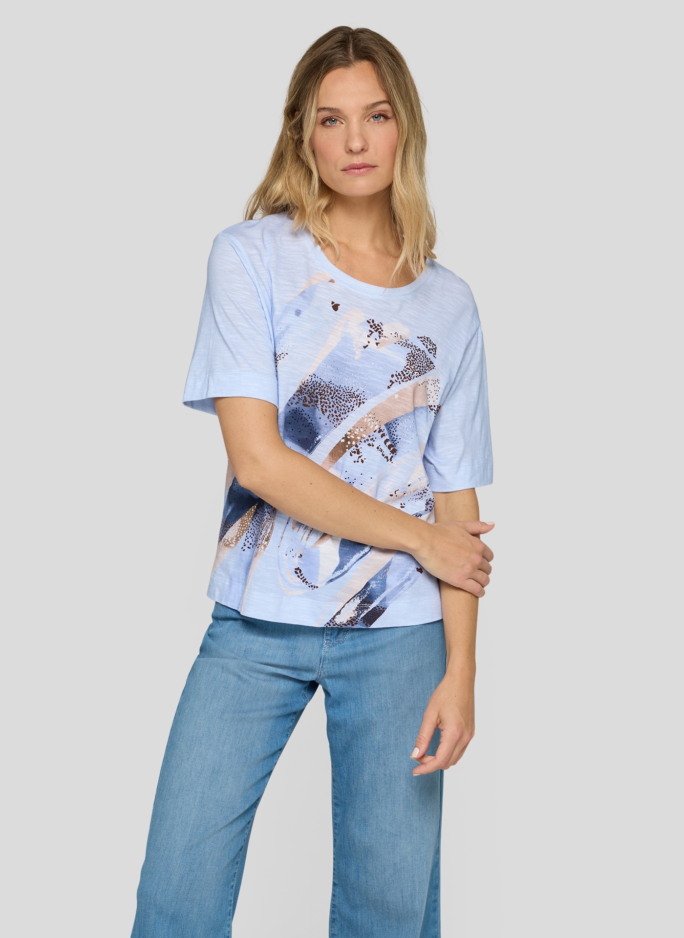 Image of Rabe T-Shirt mit Front-Print