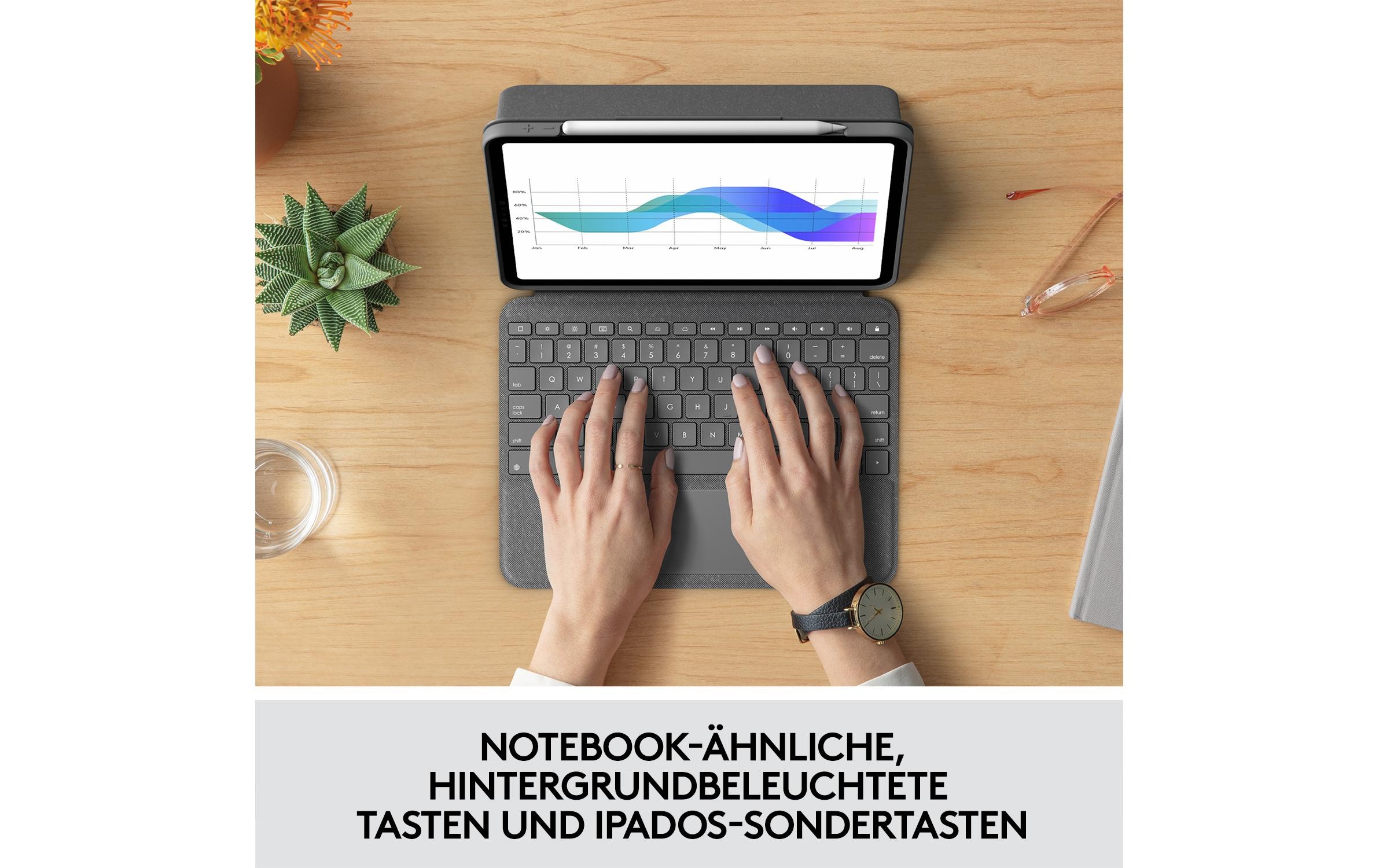 Logitech Tablet-Hülle »Tastatur Cover Foli«, iPad Pro 11" (1. & 2. Generation)-iPad Pro 11" (3. Generation)