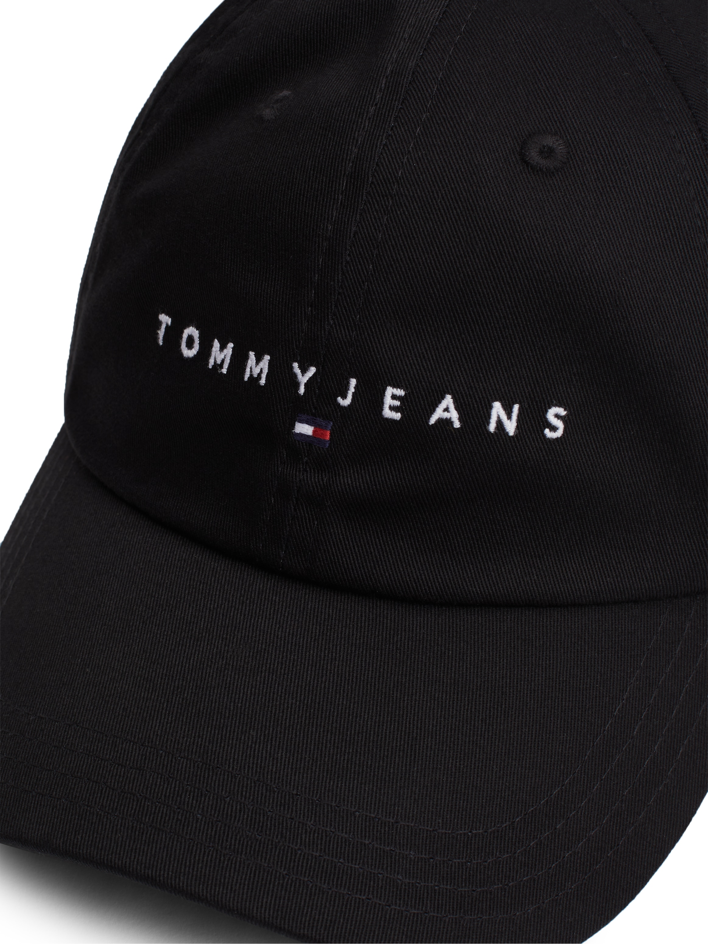 Tommy Jeans Baseball Cap »TJW LINEAR LOGO 6 PANEL CAP« mit Logostickerei UNISEX