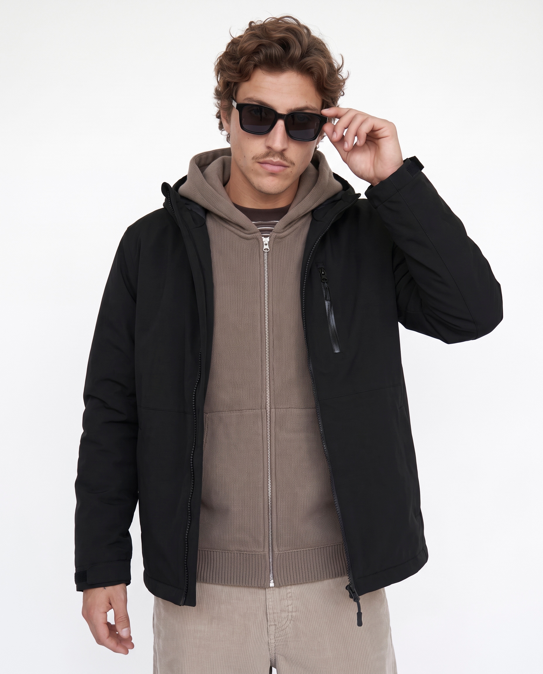 Jack & Jones Funktionsjacke »JCOLEGACY TECHNICAL SHELL JACKET SN« mit Kapuze Kunstfaser, wind- und wasserabweisend