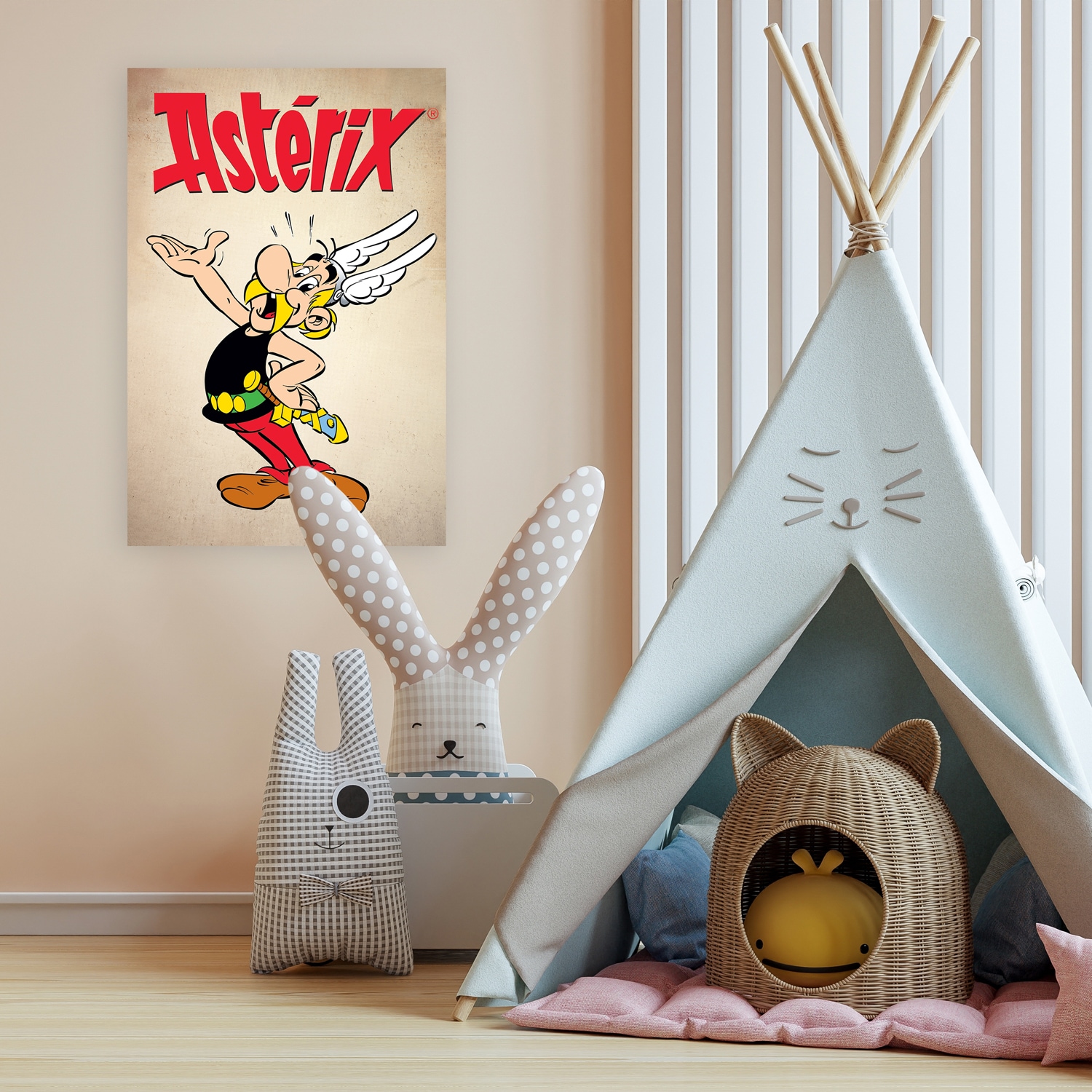 LuckyLinde Leinwandbild »Asterix« Fantasy | Figuren | Film | Filmfiguren 1 Stk. tlg. Canvasbild Wanddeko Bild zum Film "Kampf der Häuptlinge"