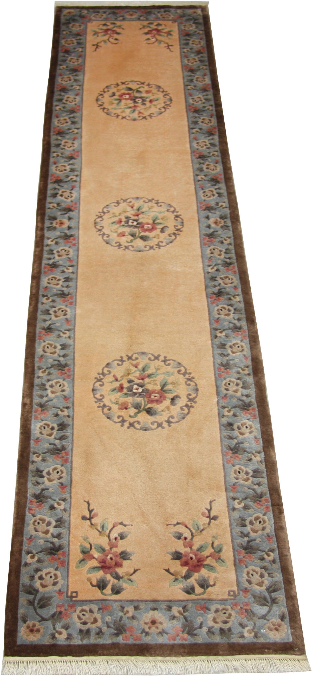 Image of morgenland Läufer »China Seide Teppich handgeknüpft rosa«, rechteckig, 7 mm Höhe bei Ackermann Versand Schweiz