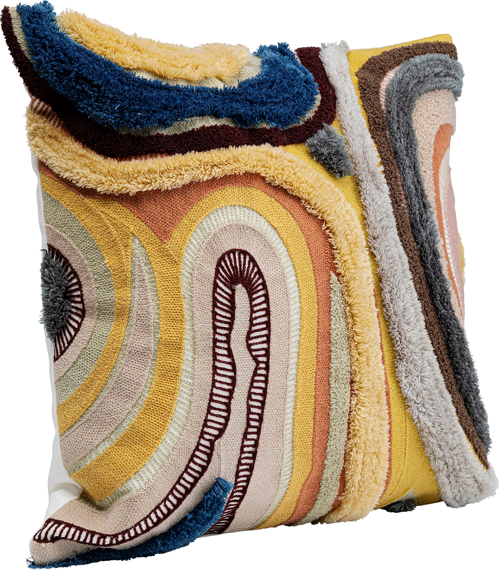Kare Design Coussin décoratif »Lava, Kissenhülle mit Füllung, 45x45 cm« stützt Kopf und Nacken angenehm und sorgt für erholsamen Schlaf