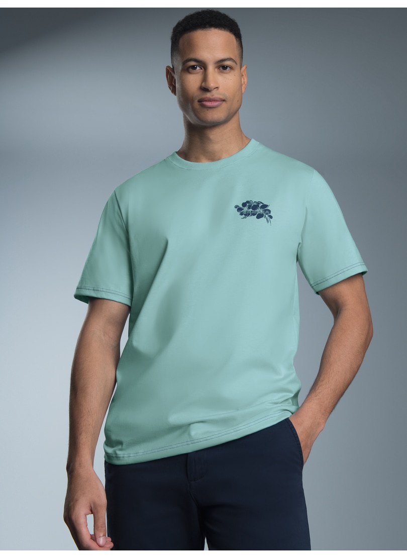 Trigema T-Shirt »TRIGEMA T-Shirt mit grossem Backprint«, (1 tlg.)