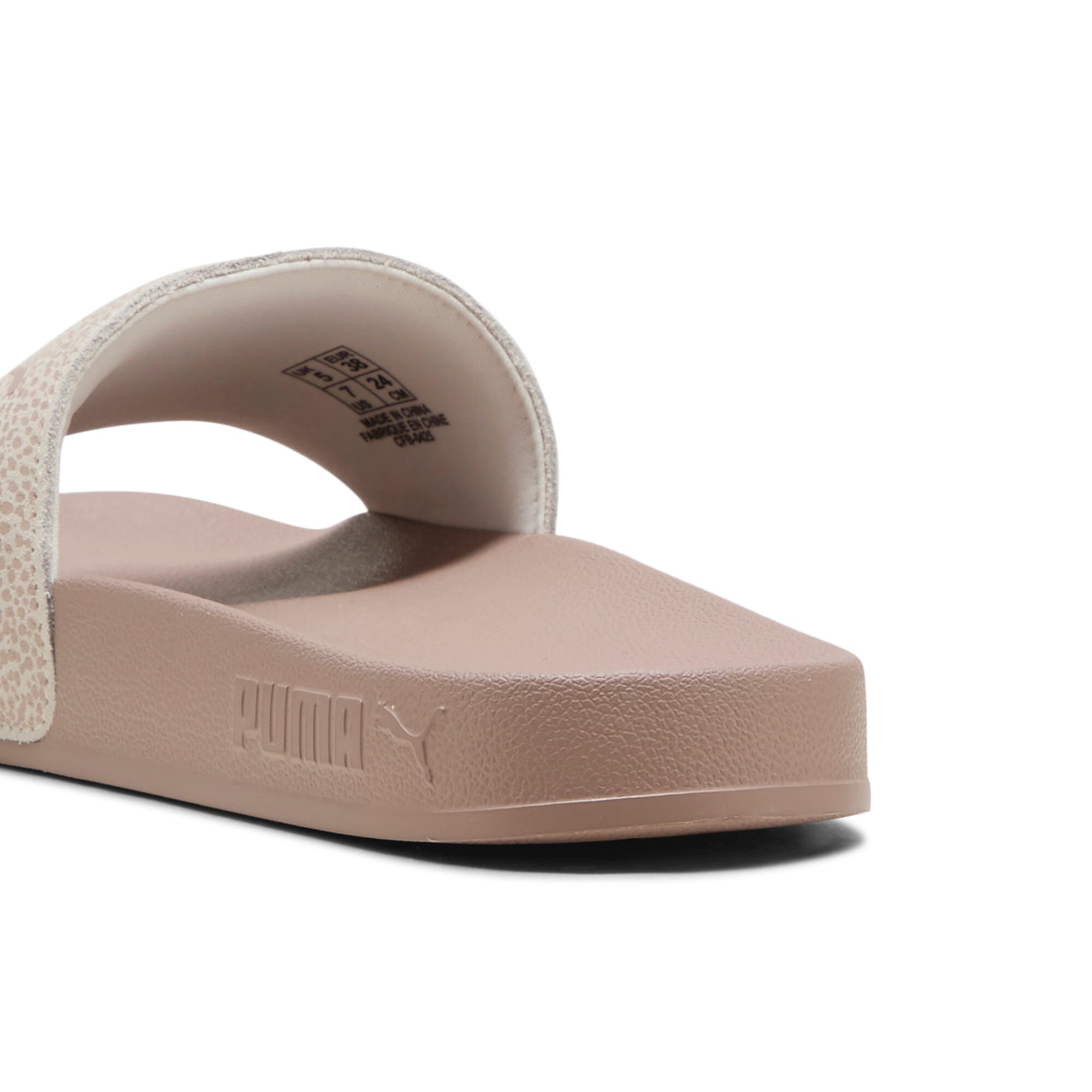 PUMA Badesandale »LEADCAT 2.0 TOPCAT«  ohne Verschluss, leicht profiliertes Laufsohlenprofil, aus Leder