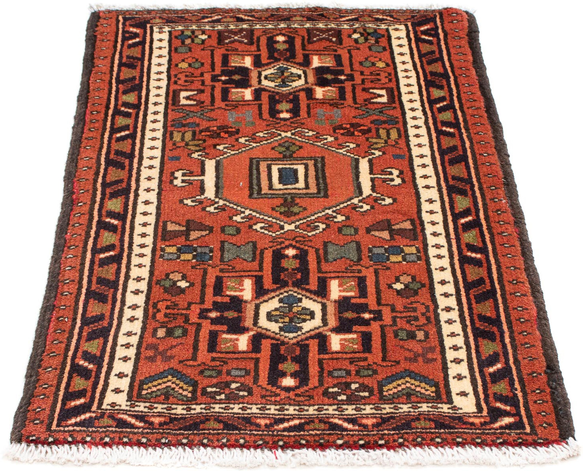 Image of morgenland Orientteppich »Perser - Nomadic - 100 x 65 cm - rost«, rechteckig, 10 mm Höhe, Wohnzimmer, Handgeknüpft, Einzelstück mit Zertifikat bei Ackermann Versand Schweiz